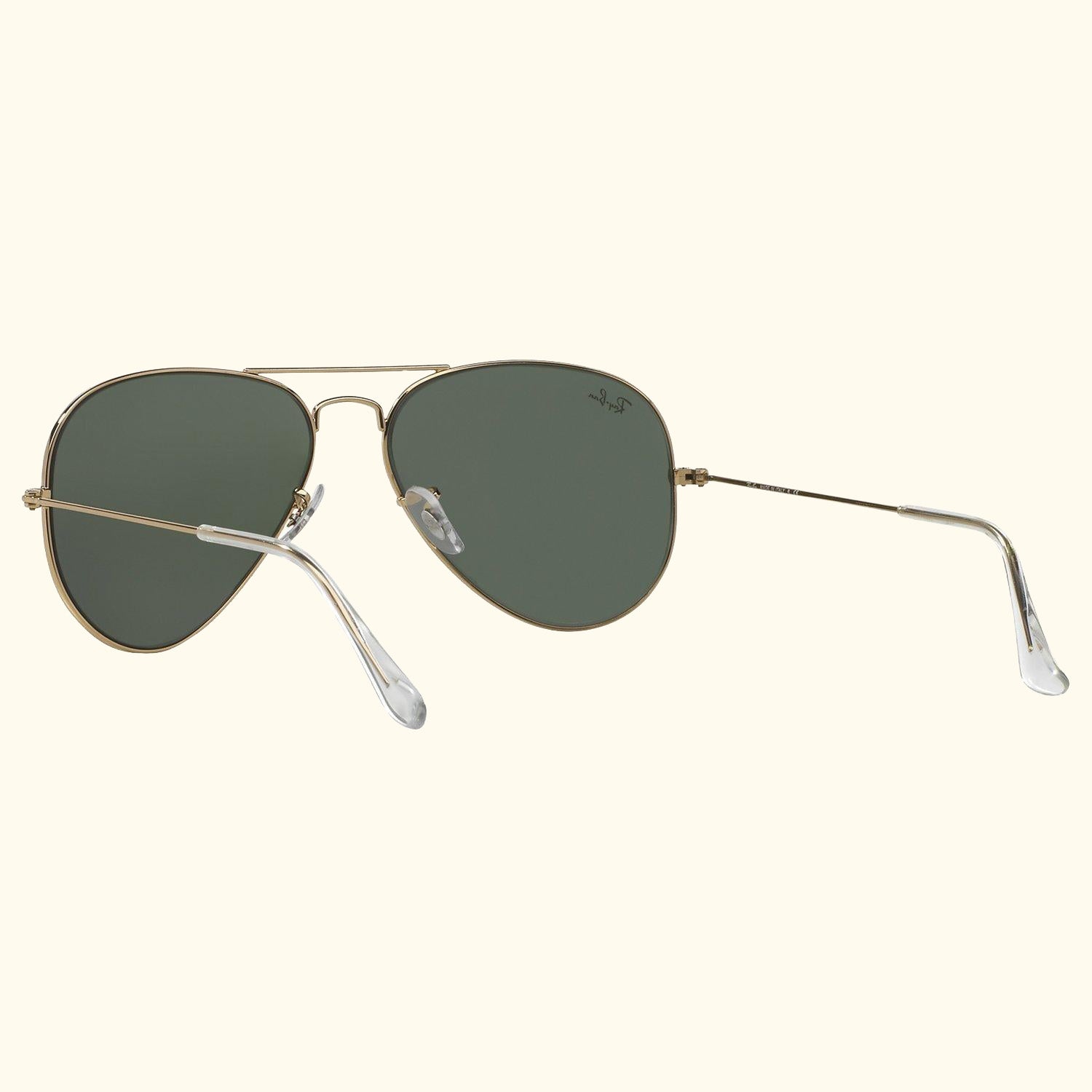 RB3025 Unisex Aviator Sunglasses, Black