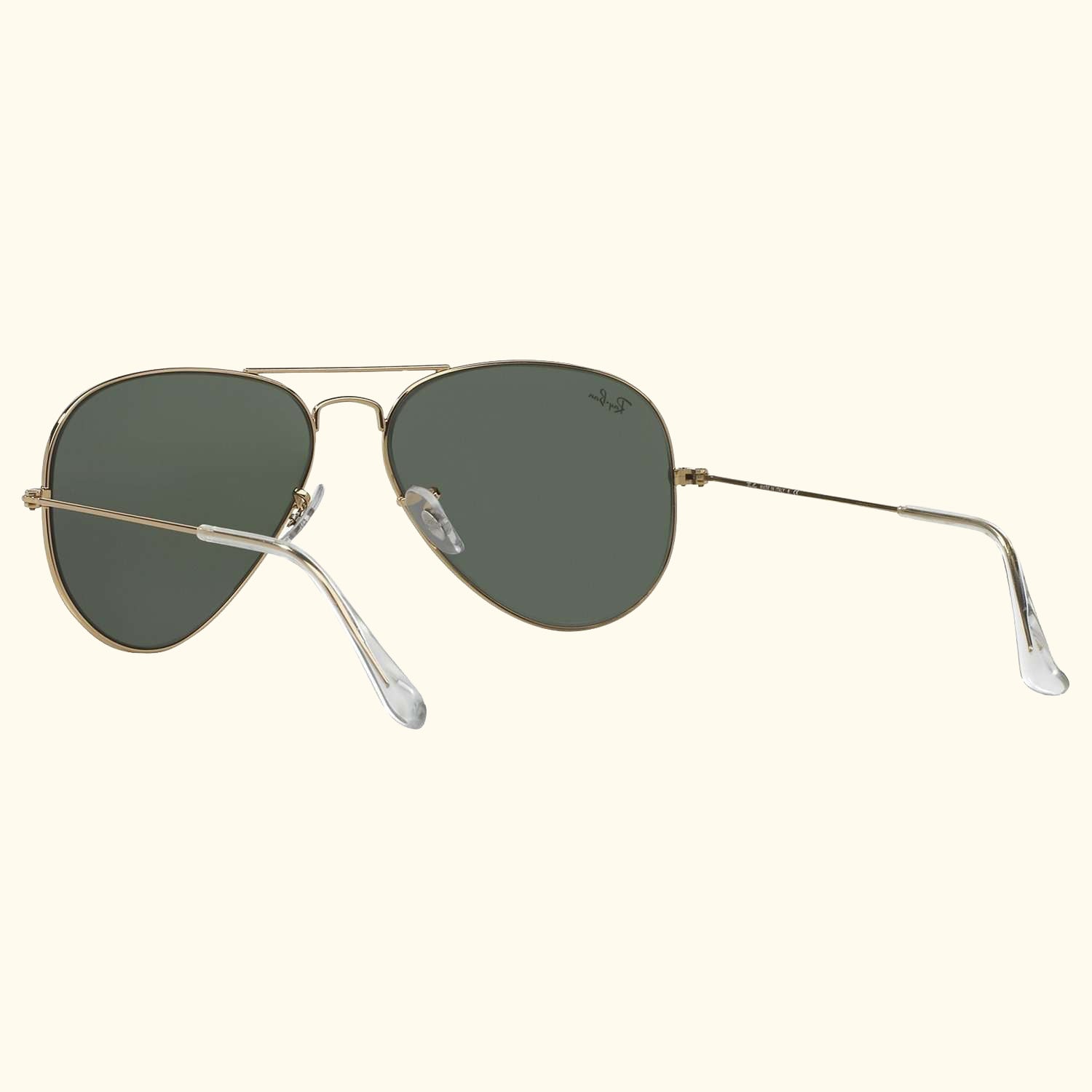 RB3025 Unisex Aviator Sunglasses, Black