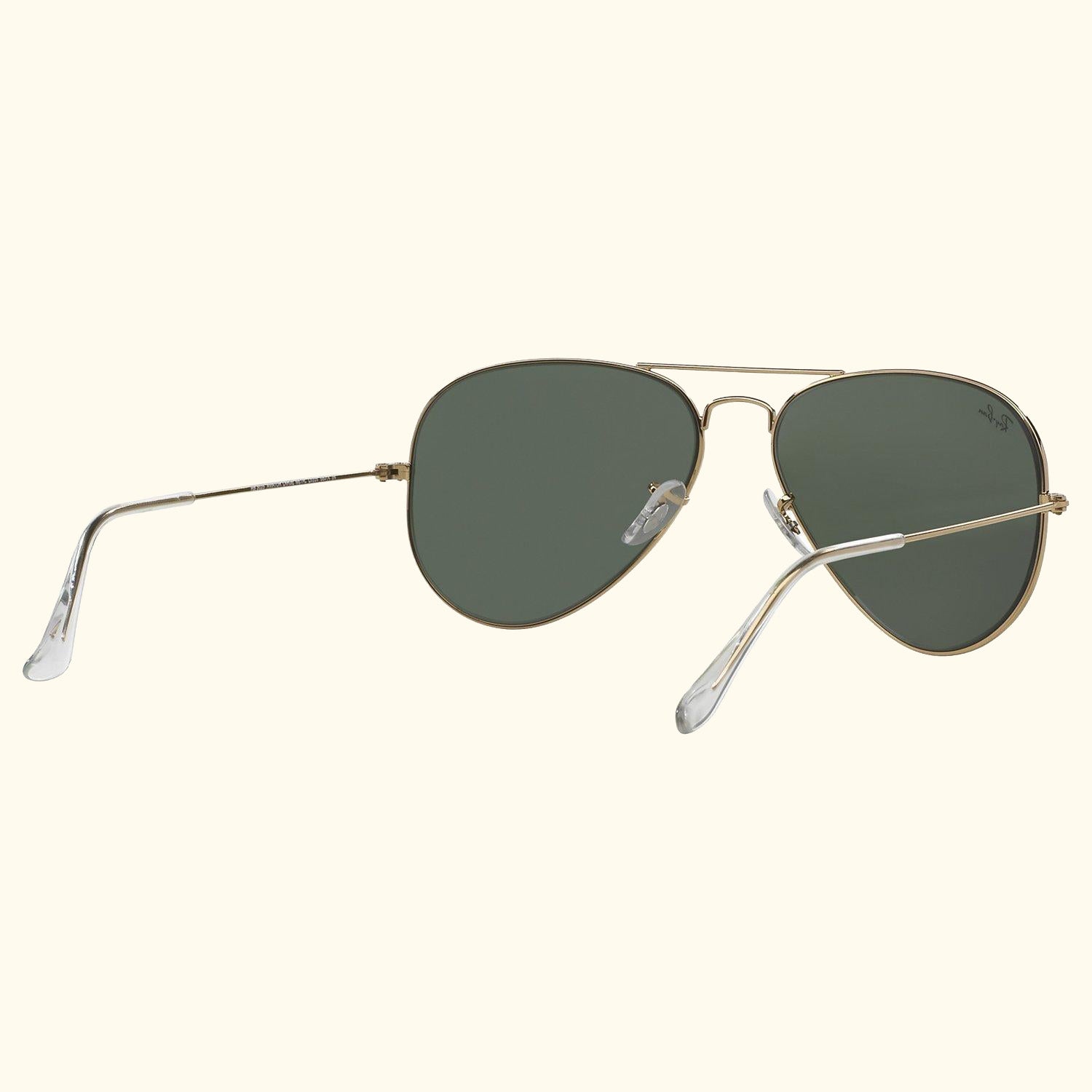 RB3025 Unisex Aviator Sunglasses, Black