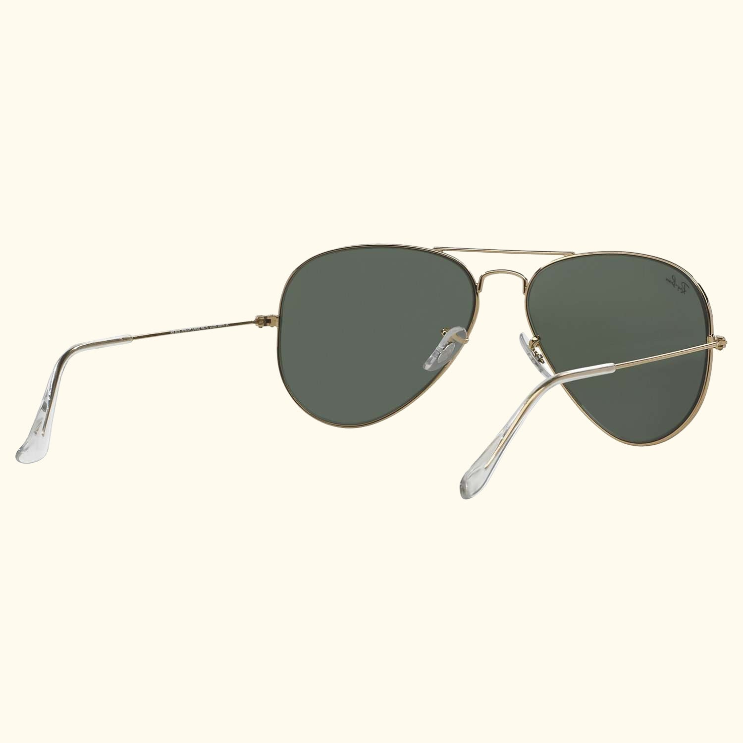 RB3025 Unisex Aviator Sunglasses, Black