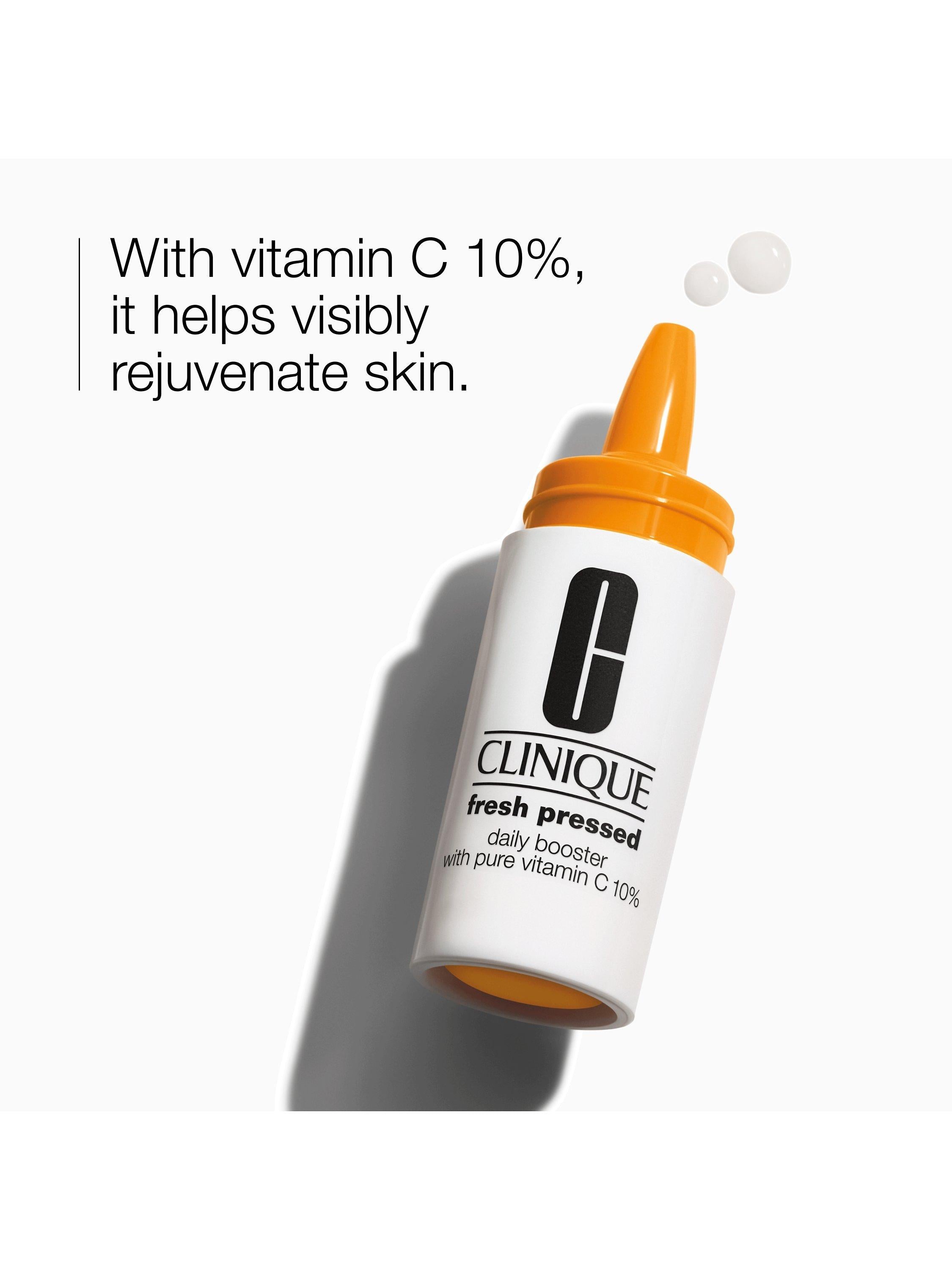 Fresh Pressed Daily Booster with Pure Vitamin C 10%, 4 x 8.5ml