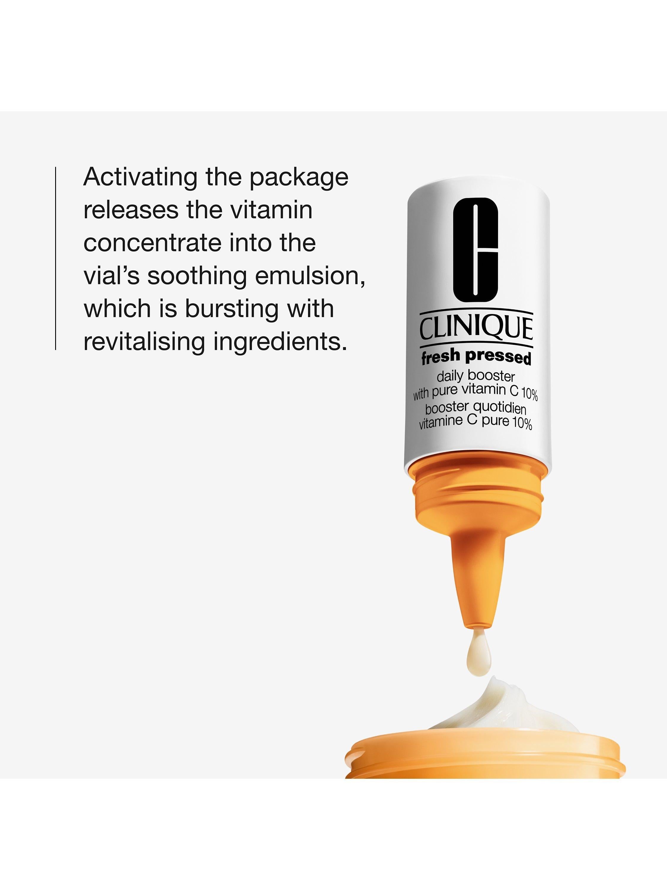 Fresh Pressed Daily Booster with Pure Vitamin C 10%, 4 x 8.5ml