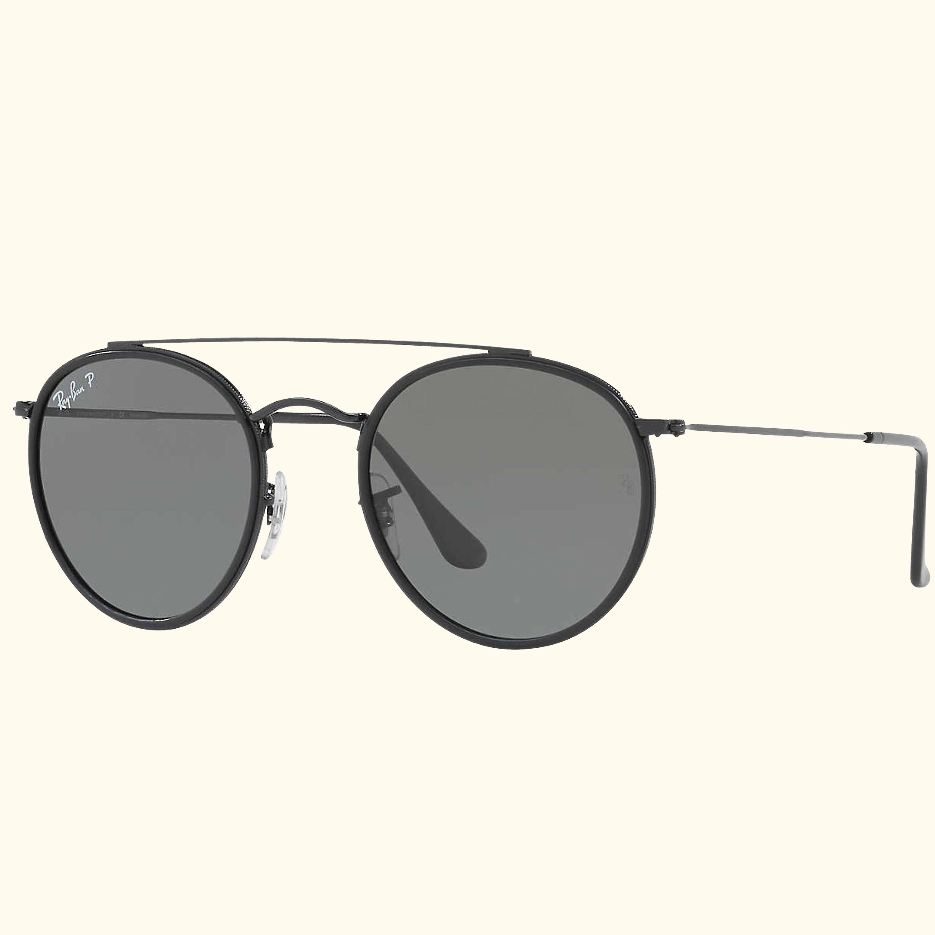 RB3647N Polarised Double Bridge Round Sunglasses