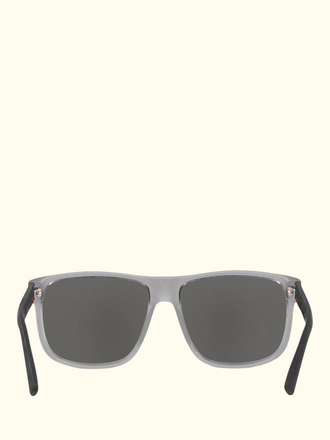 GG0010S Polarised D-Frame Sunglasses, Charcoal/Grey