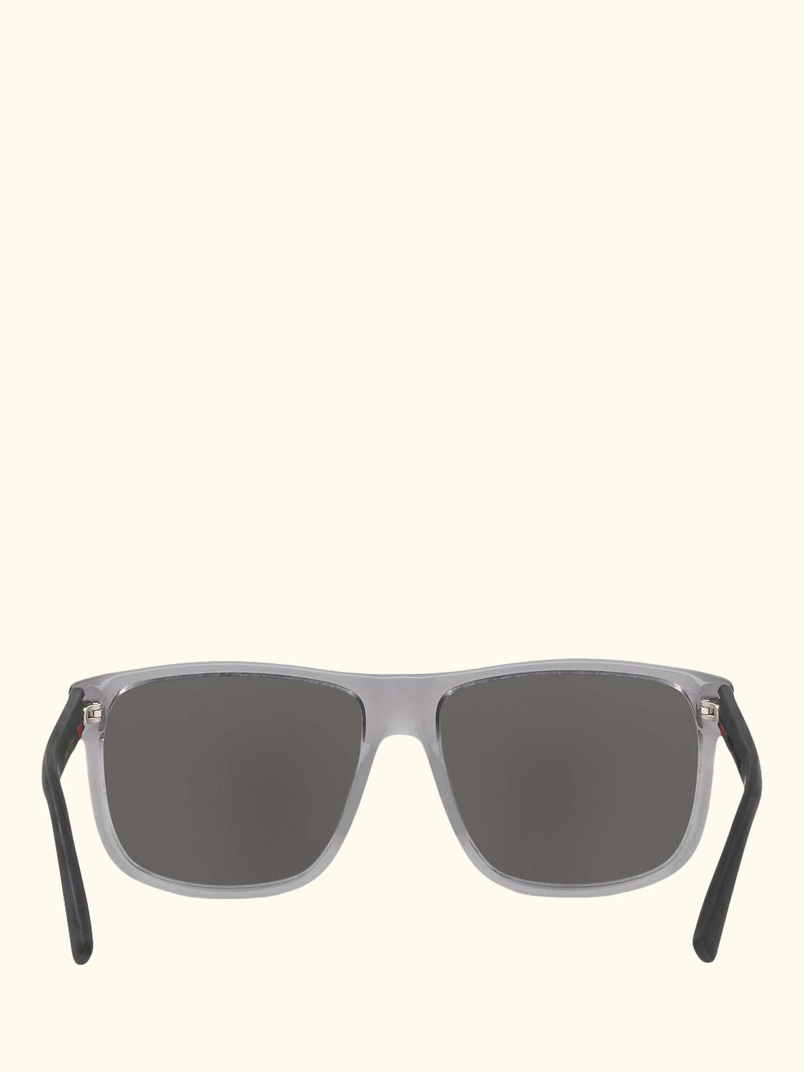 GG0010S Polarised D-Frame Sunglasses, Charcoal/Grey