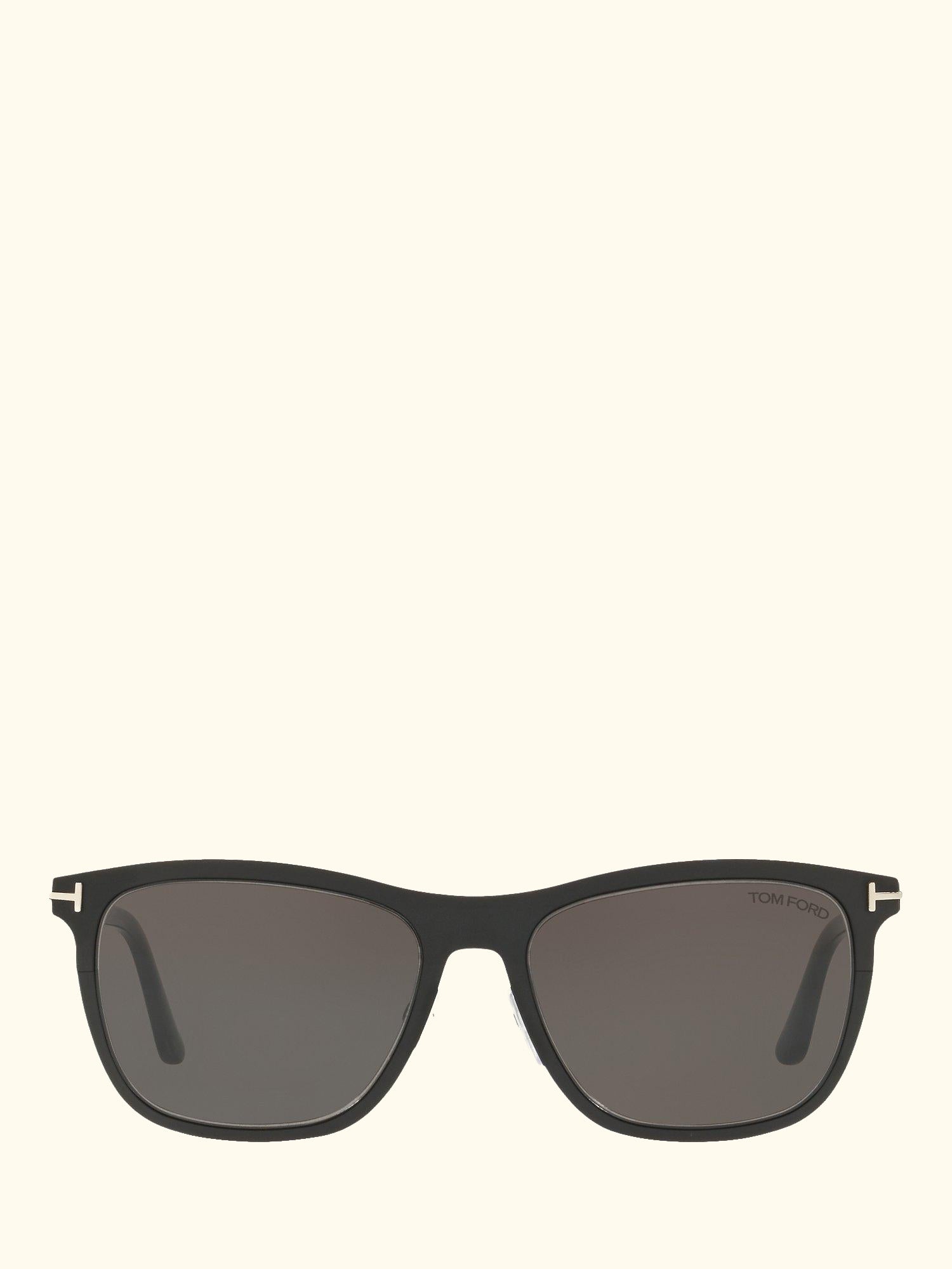FT0526 Alasdhair Square Sunglasses, Black/Grey