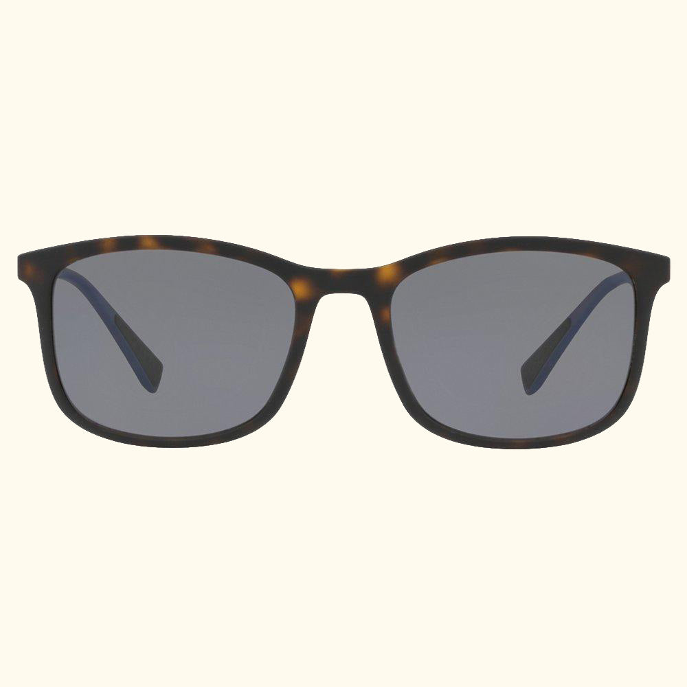 Linea Rossa PS 01TS Men's Polarised Rectangular Sunglasses, Tortoise/Grey
