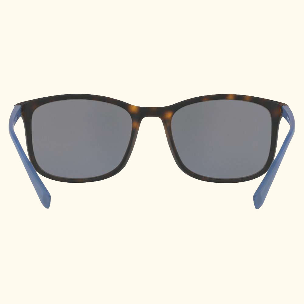 Linea Rossa PS 01TS Men's Polarised Rectangular Sunglasses, Tortoise/Grey