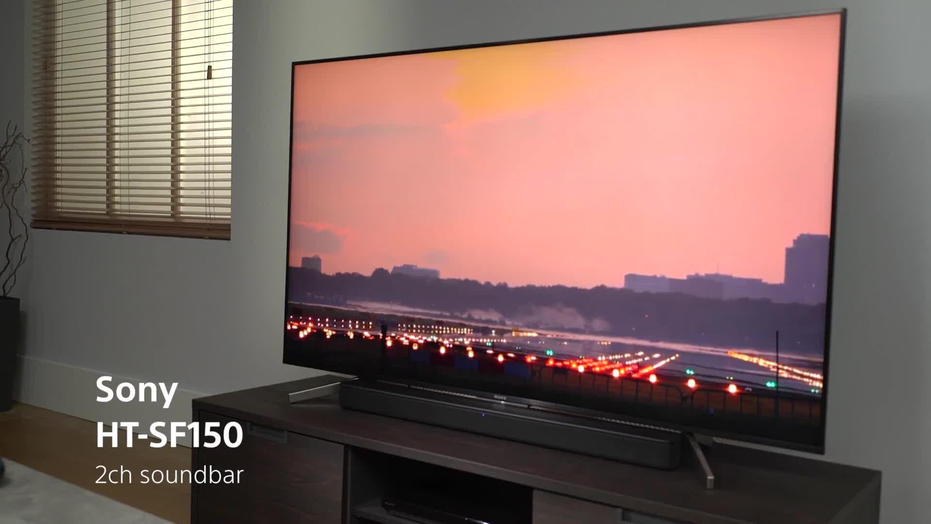 HT-SF150 Bluetooth All-In-One Soundbar, Black