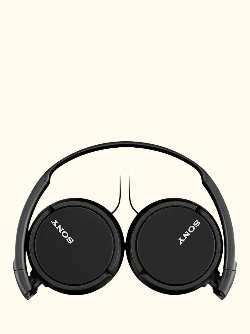MDR-ZX110AP On-Ear Headphones with Mic/Remote, Black