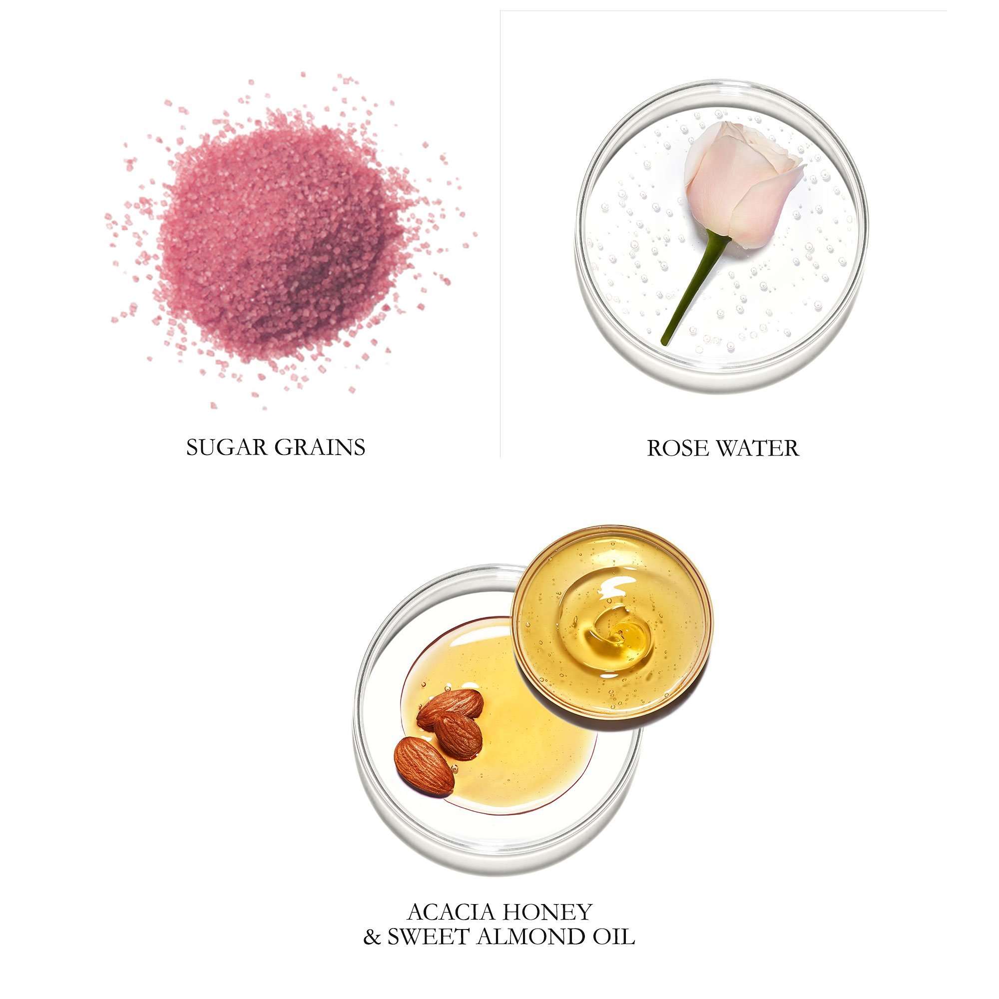 Rose Sugar Scrub Gentle Exfoliating Scrub, 100ml