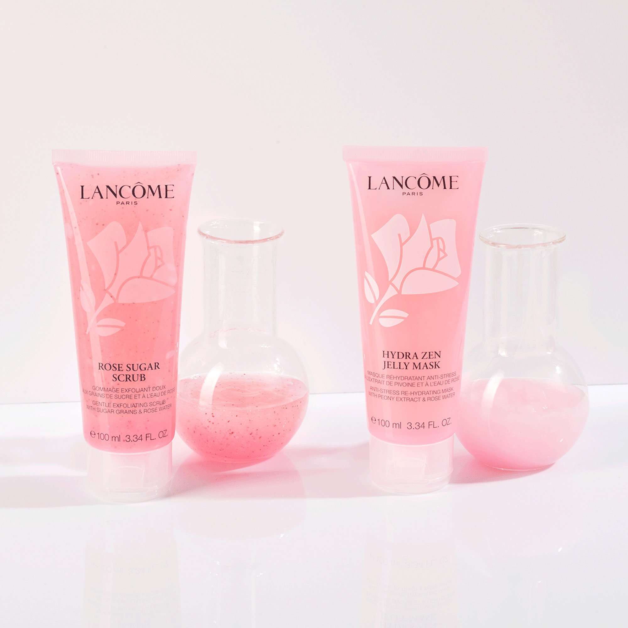Rose Sugar Scrub Gentle Exfoliating Scrub, 100ml