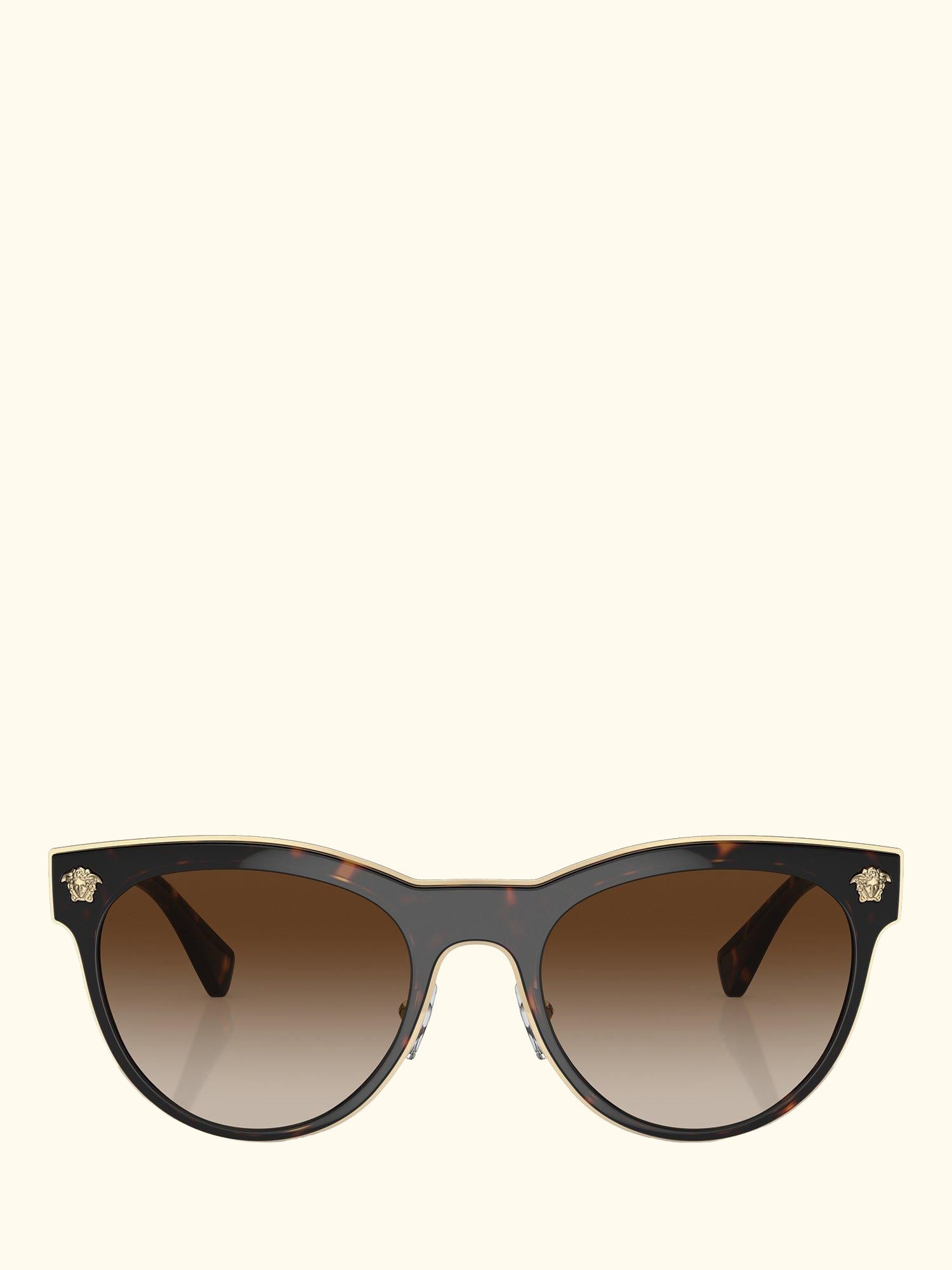 VE2198 Women's Oval Sunglasses, Tortoise/Brown Gradient