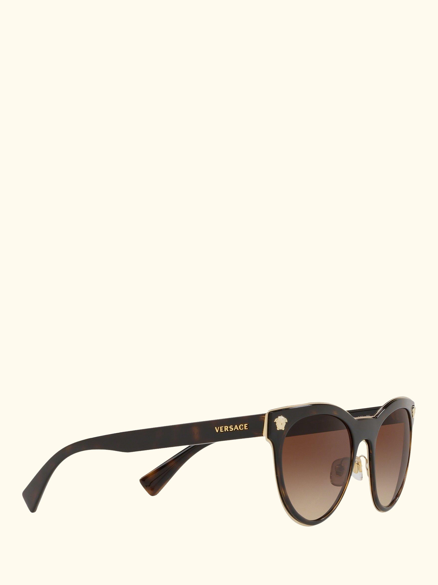 VE2198 Women's Oval Sunglasses, Tortoise/Brown Gradient