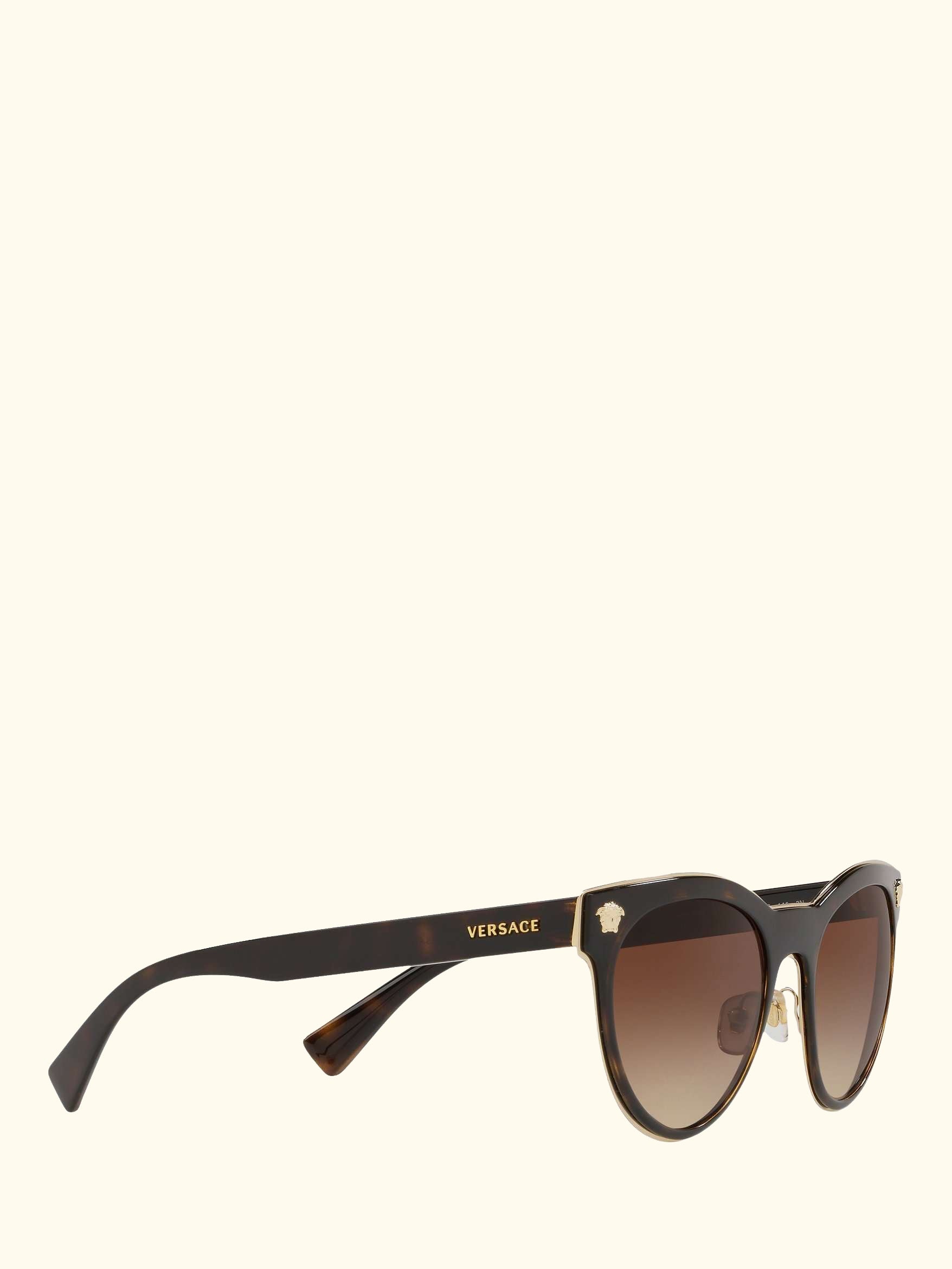VE2198 Women's Oval Sunglasses, Tortoise/Brown Gradient