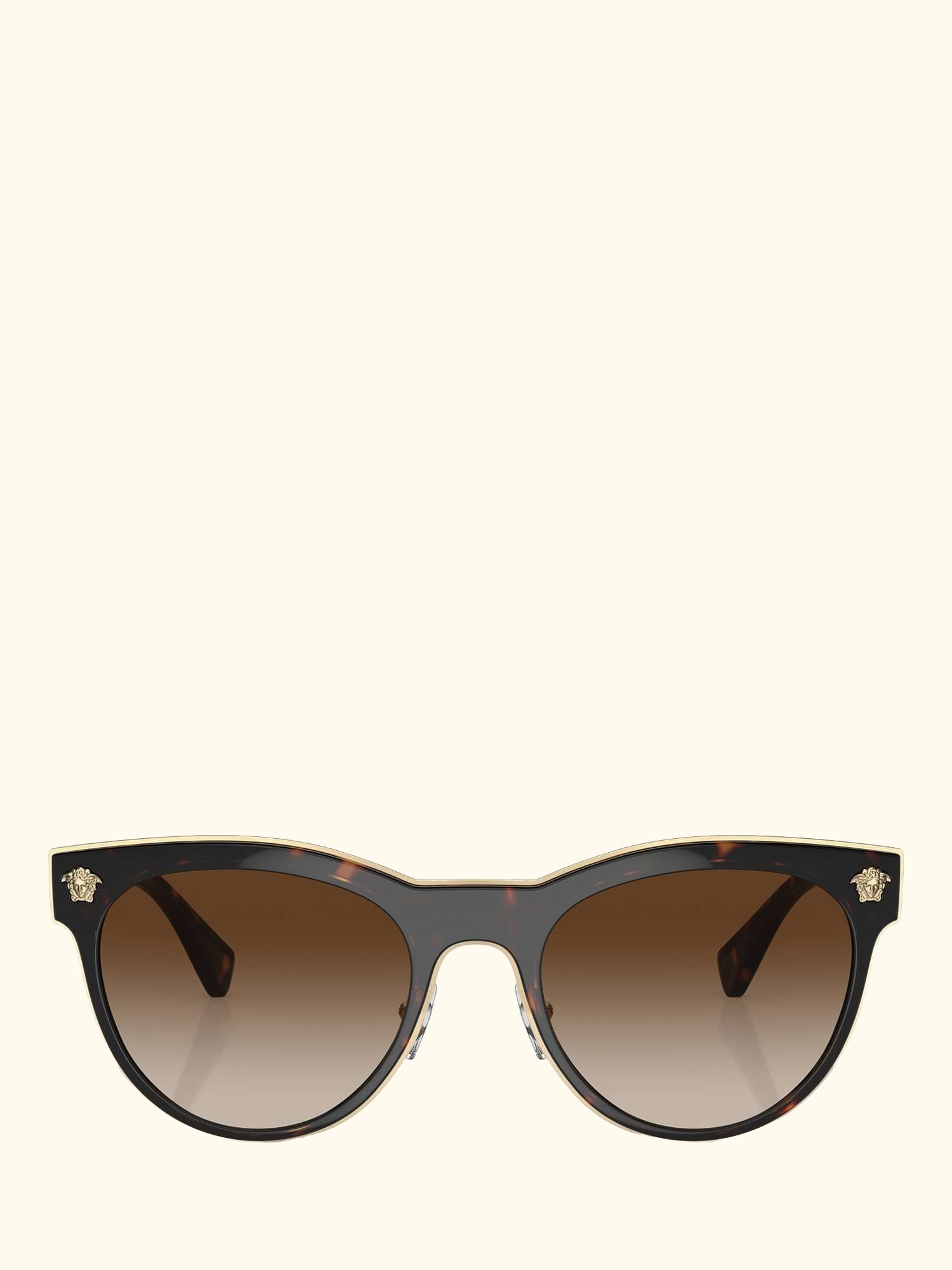 VE2198 Women's Oval Sunglasses, Tortoise/Brown Gradient