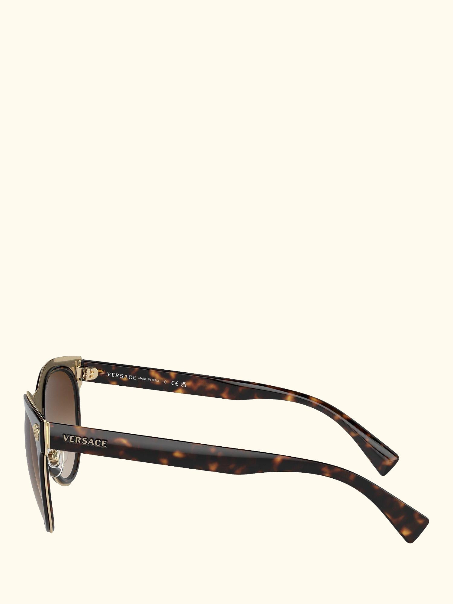 VE2198 Women's Oval Sunglasses, Tortoise/Brown Gradient