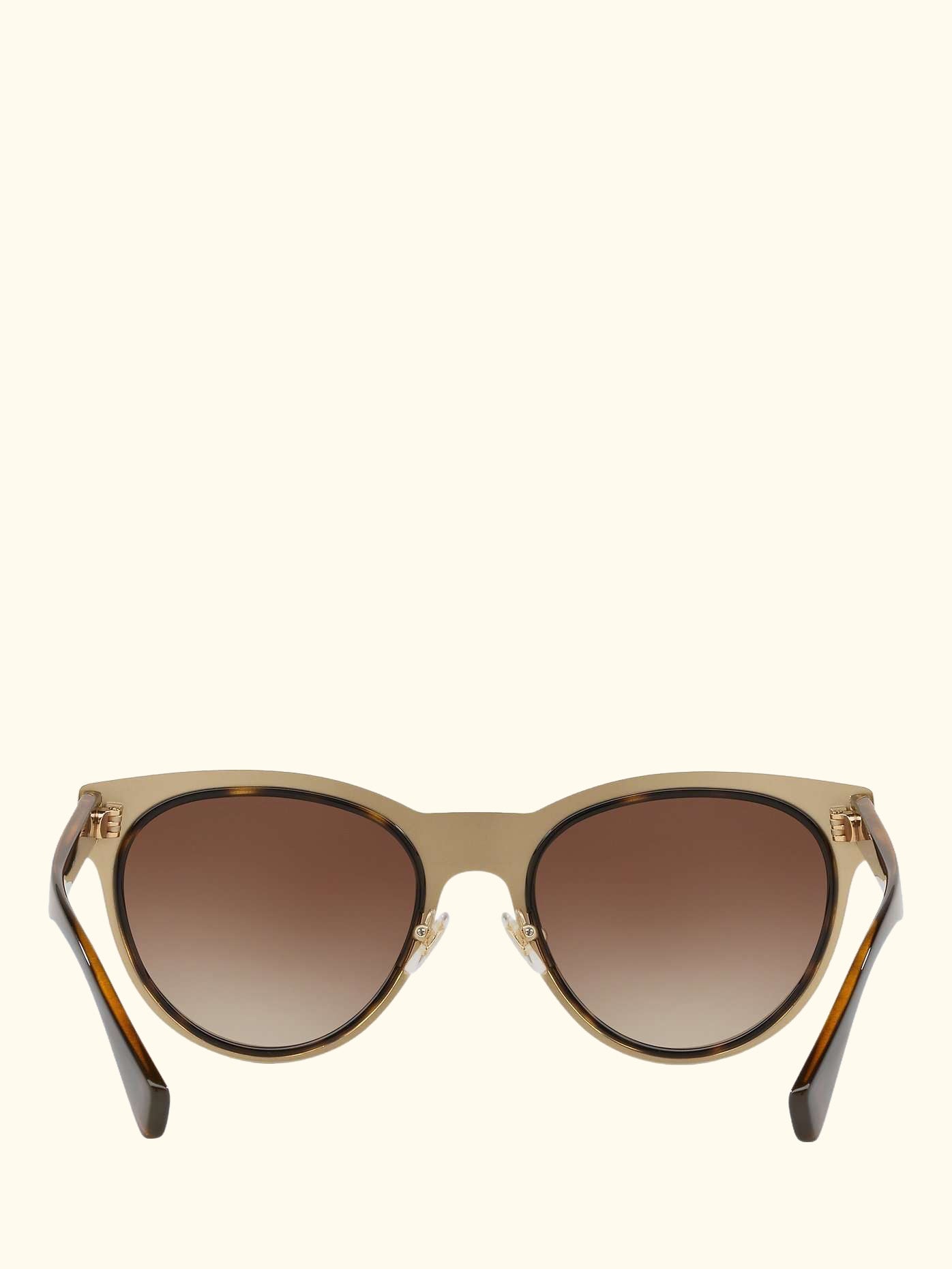 VE2198 Women's Oval Sunglasses, Tortoise/Brown Gradient