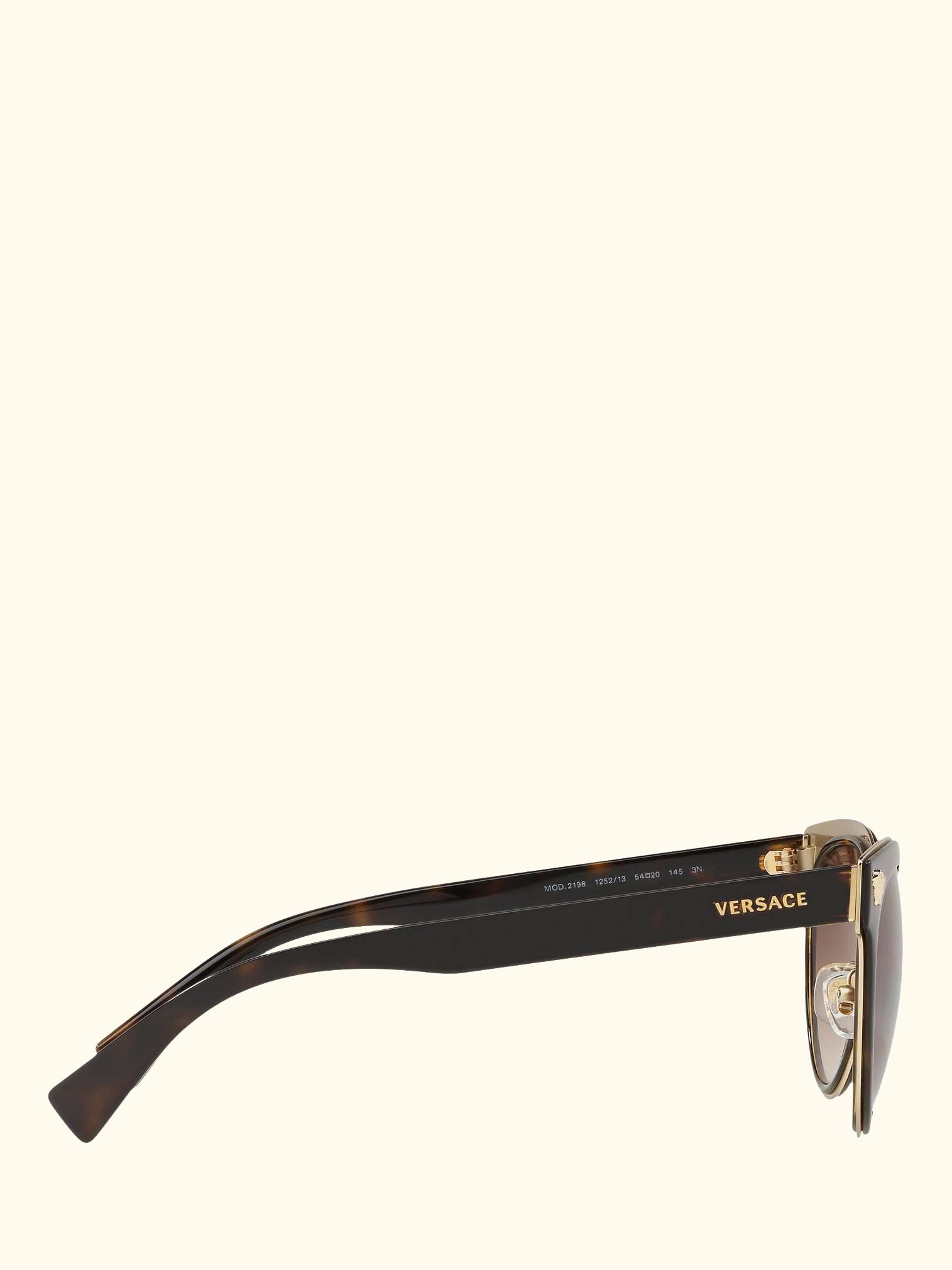 VE2198 Women's Oval Sunglasses, Tortoise/Brown Gradient