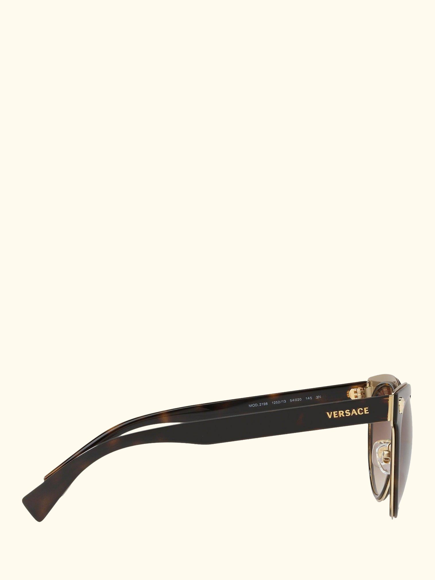 VE2198 Women's Oval Sunglasses, Tortoise/Brown Gradient