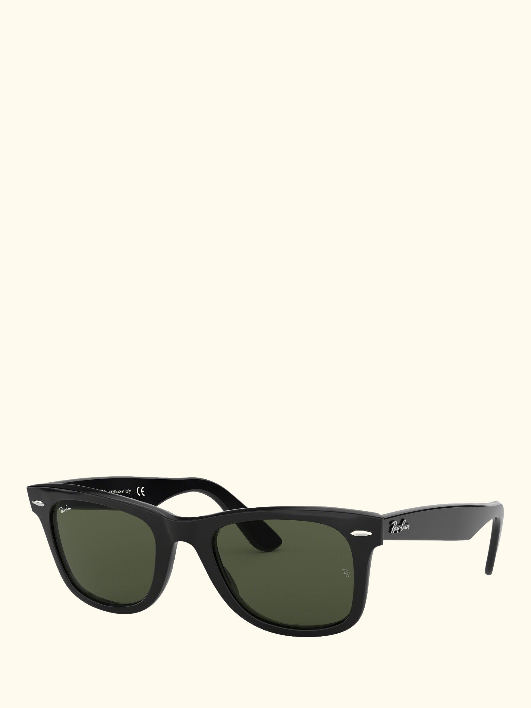 RB2140 Unisex New Wayfarer Sunglasses, Black/Green