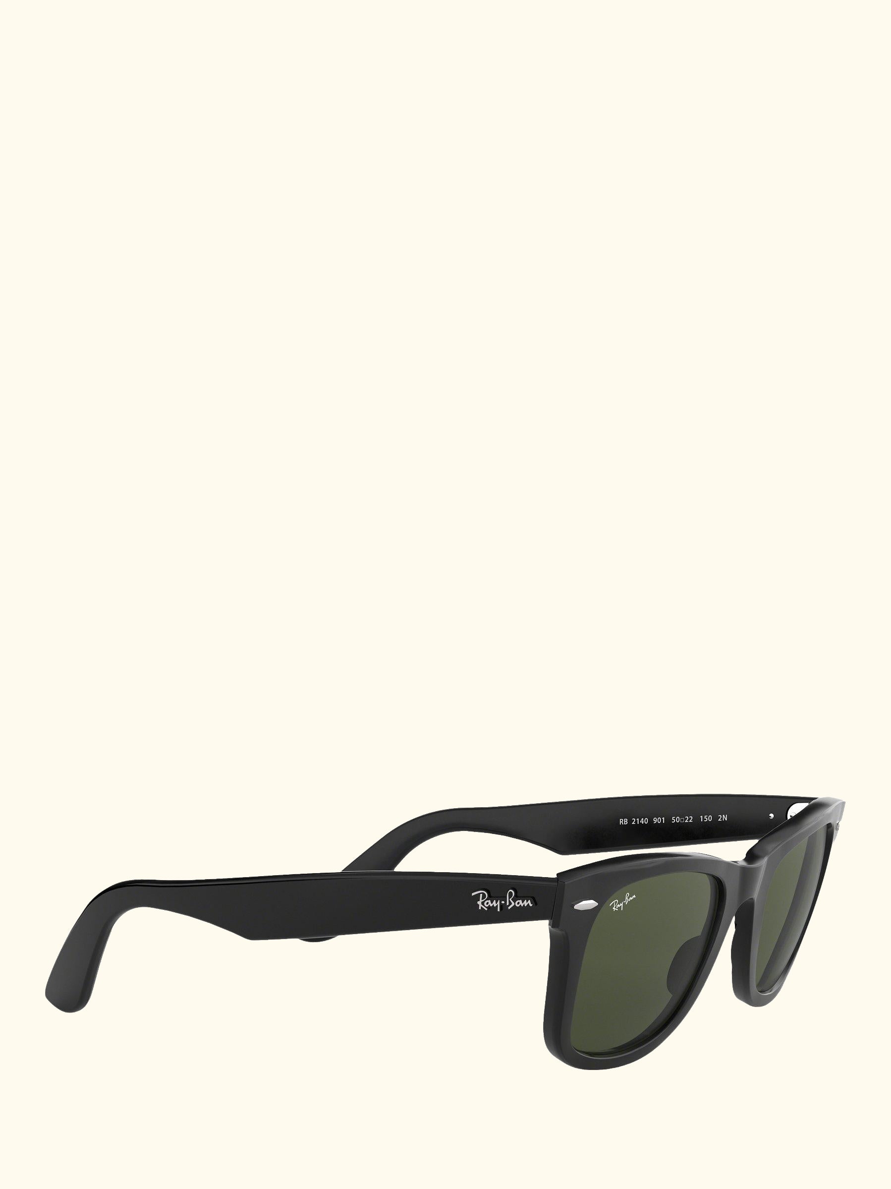 RB2140 Unisex New Wayfarer Sunglasses, Black/Green