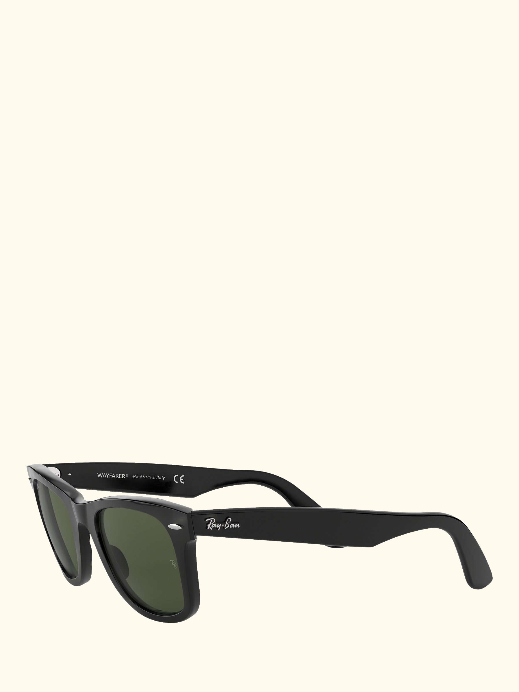 RB2140 Unisex New Wayfarer Sunglasses, Black/Green