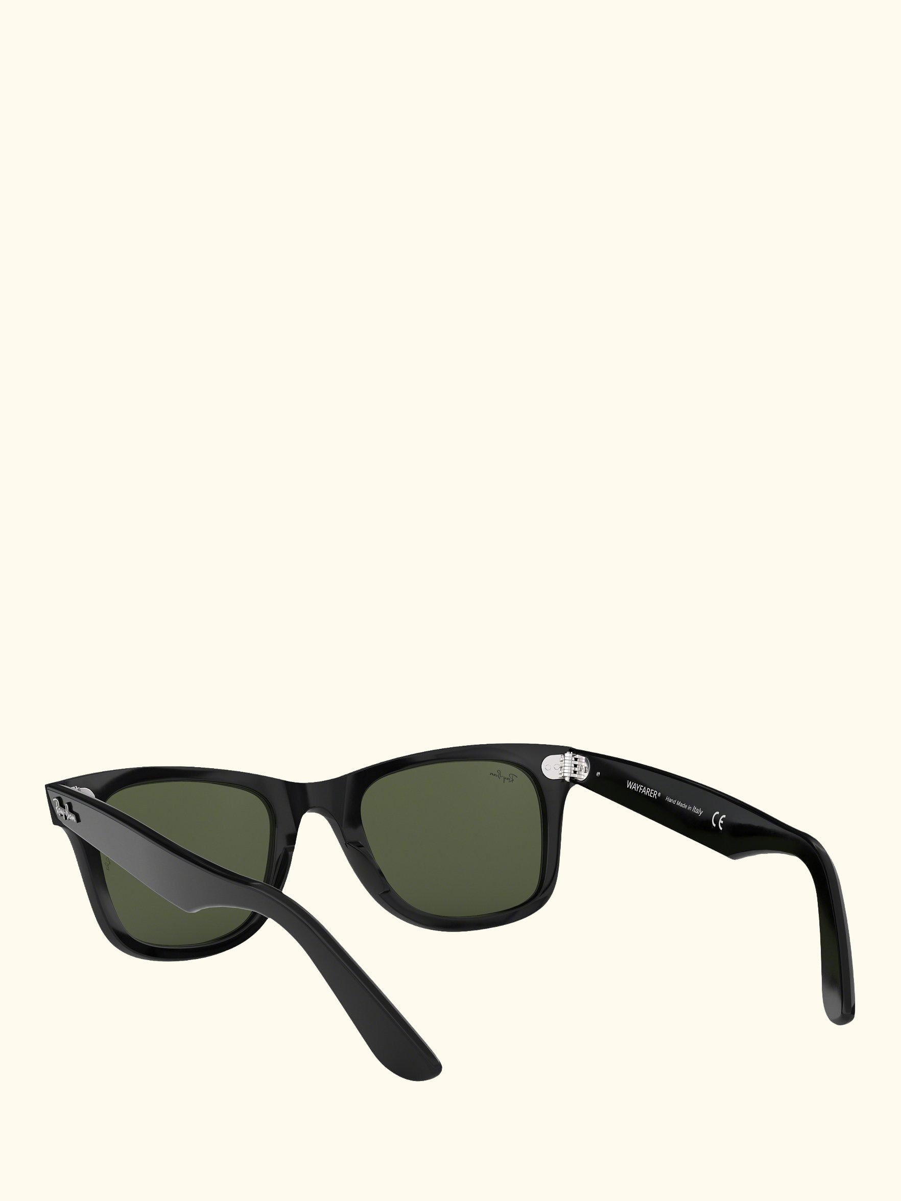 RB2140 Unisex New Wayfarer Sunglasses, Black/Green