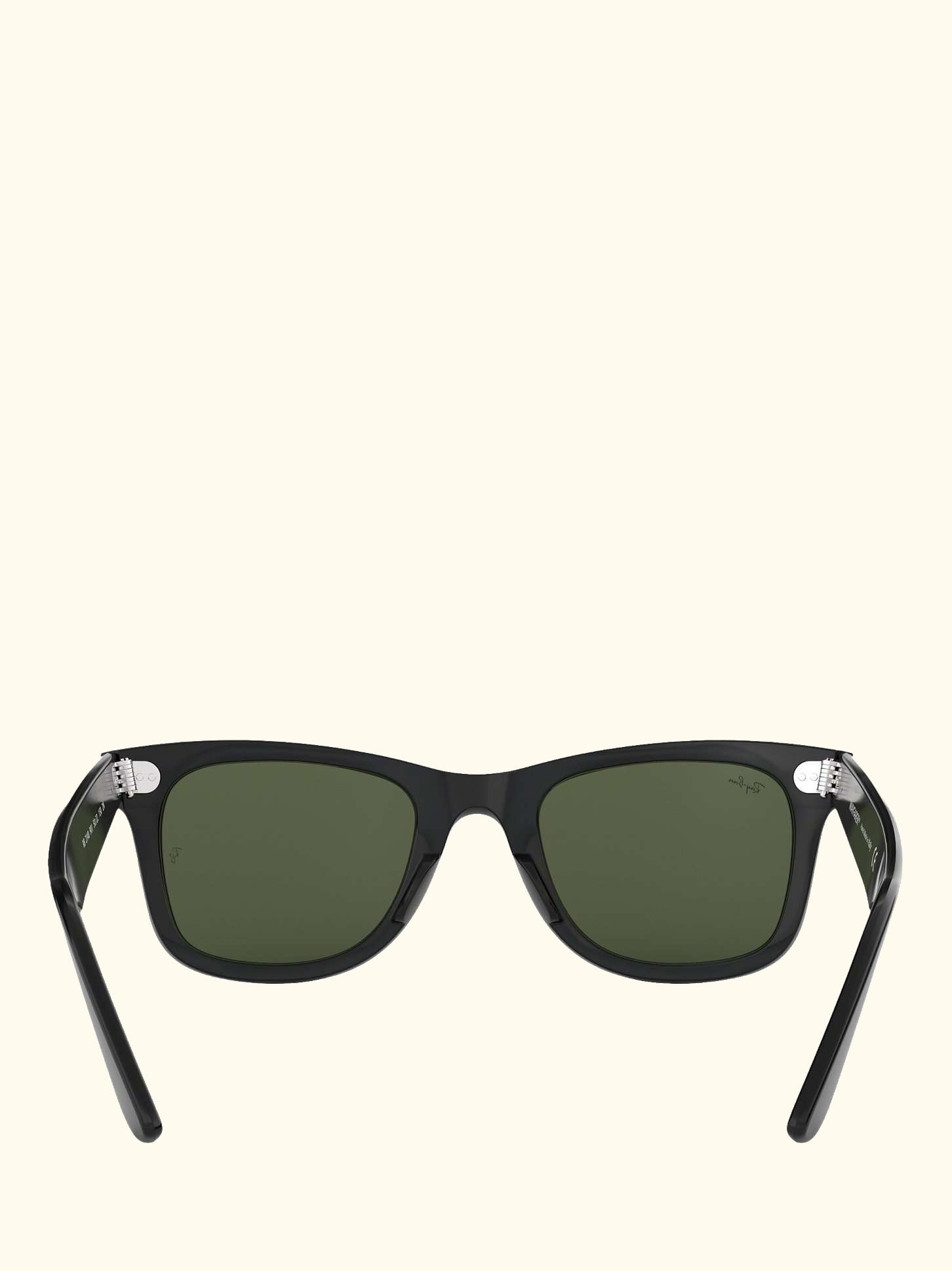 RB2140 Unisex New Wayfarer Sunglasses, Black/Green