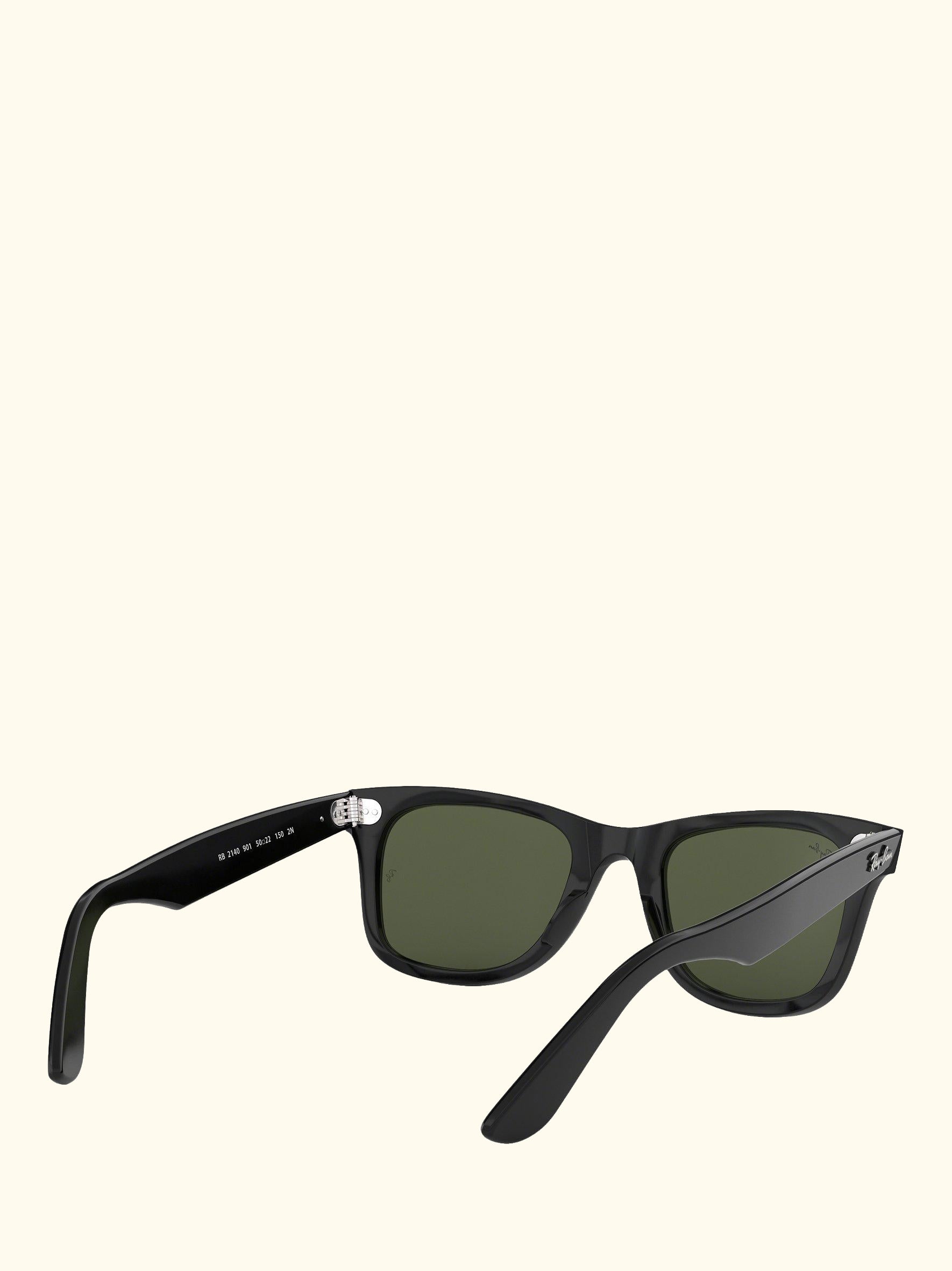 RB2140 Unisex New Wayfarer Sunglasses, Black/Green