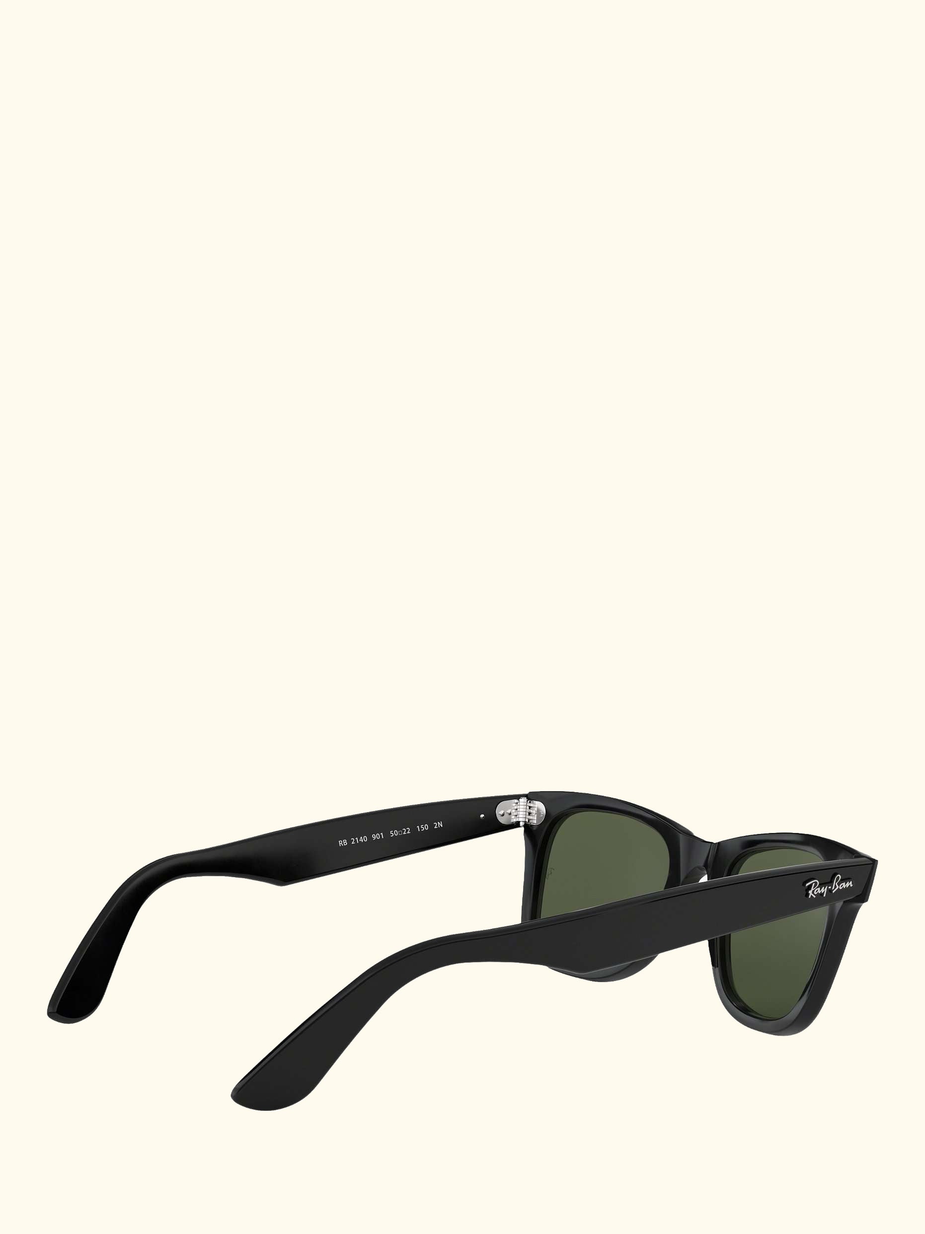 RB2140 Unisex New Wayfarer Sunglasses, Black/Green