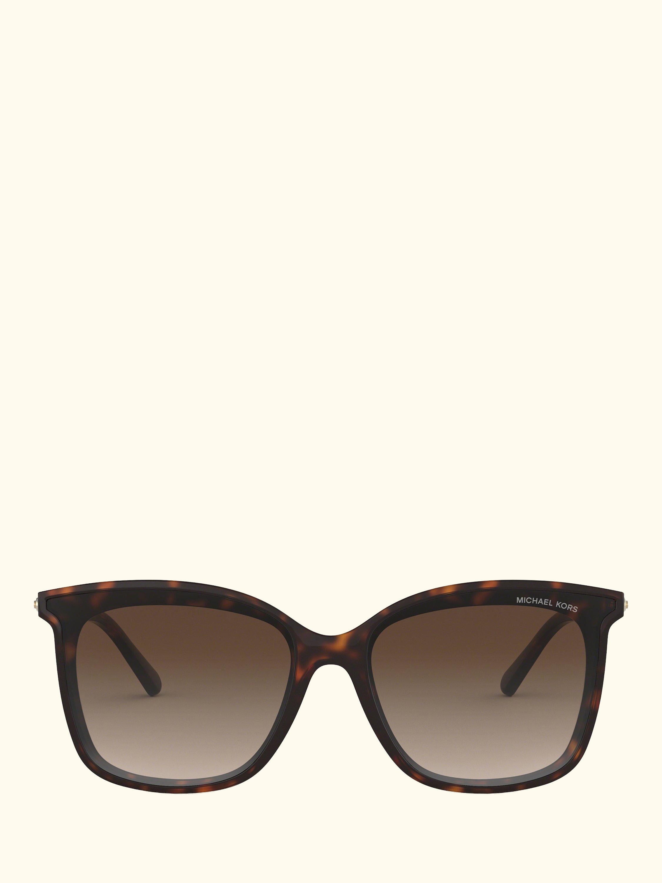 MK2079U Women's Zermatt Square Sunglasses, Dark Tortoise/Brown Gradient