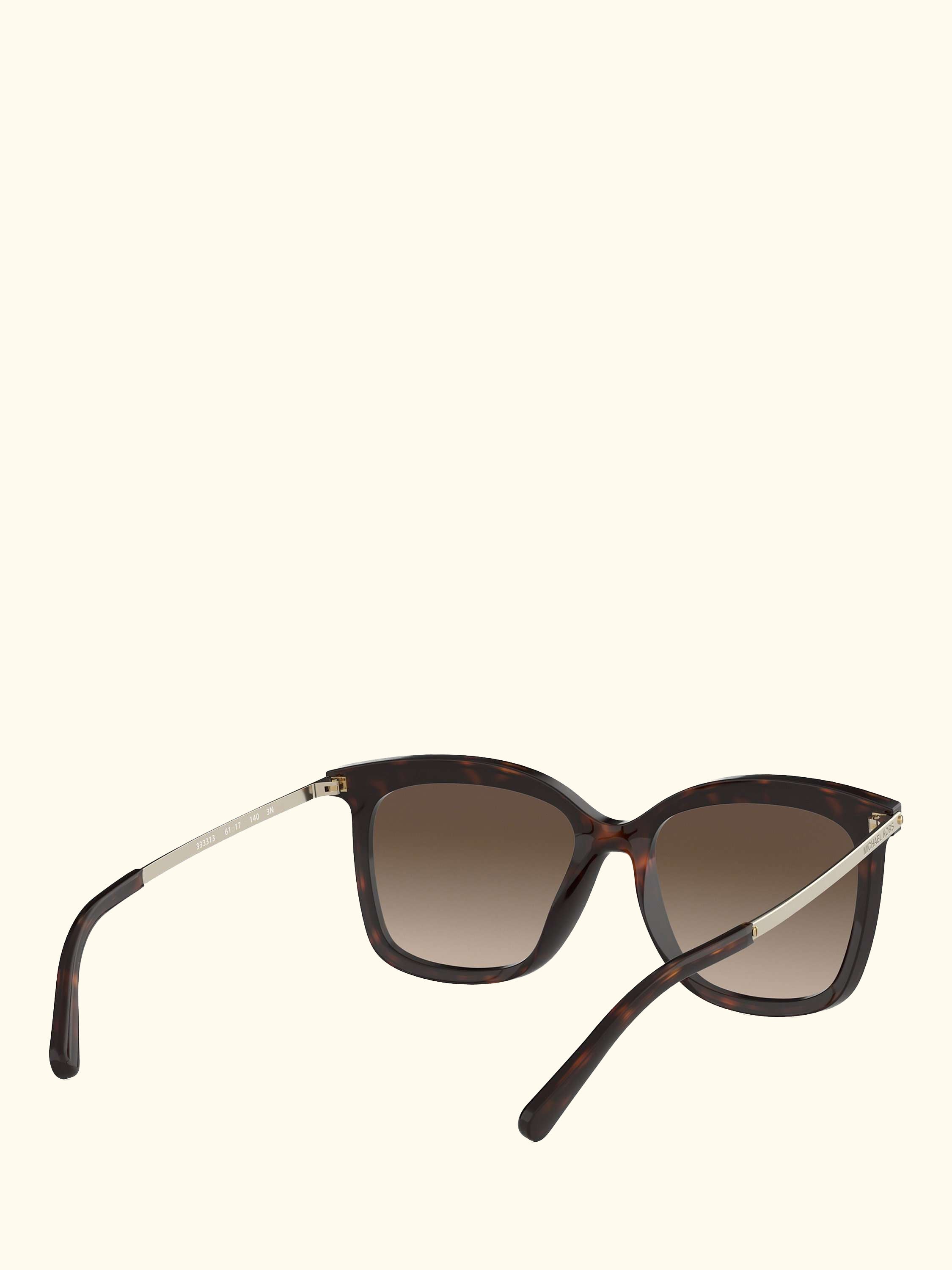 MK2079U Women's Zermatt Square Sunglasses, Dark Tortoise/Brown Gradient