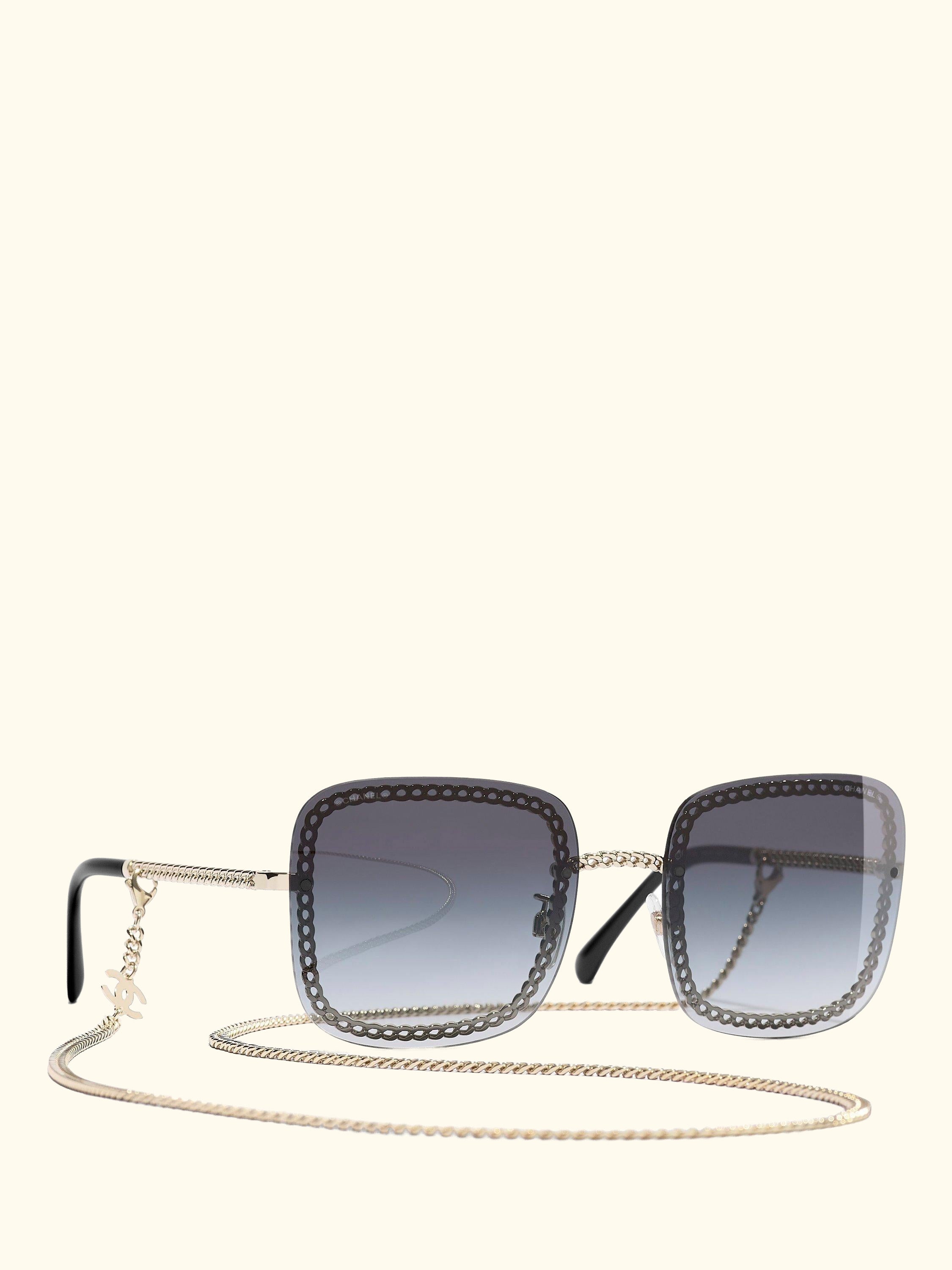 Square Sunglasses CH4244 Gold/Grey