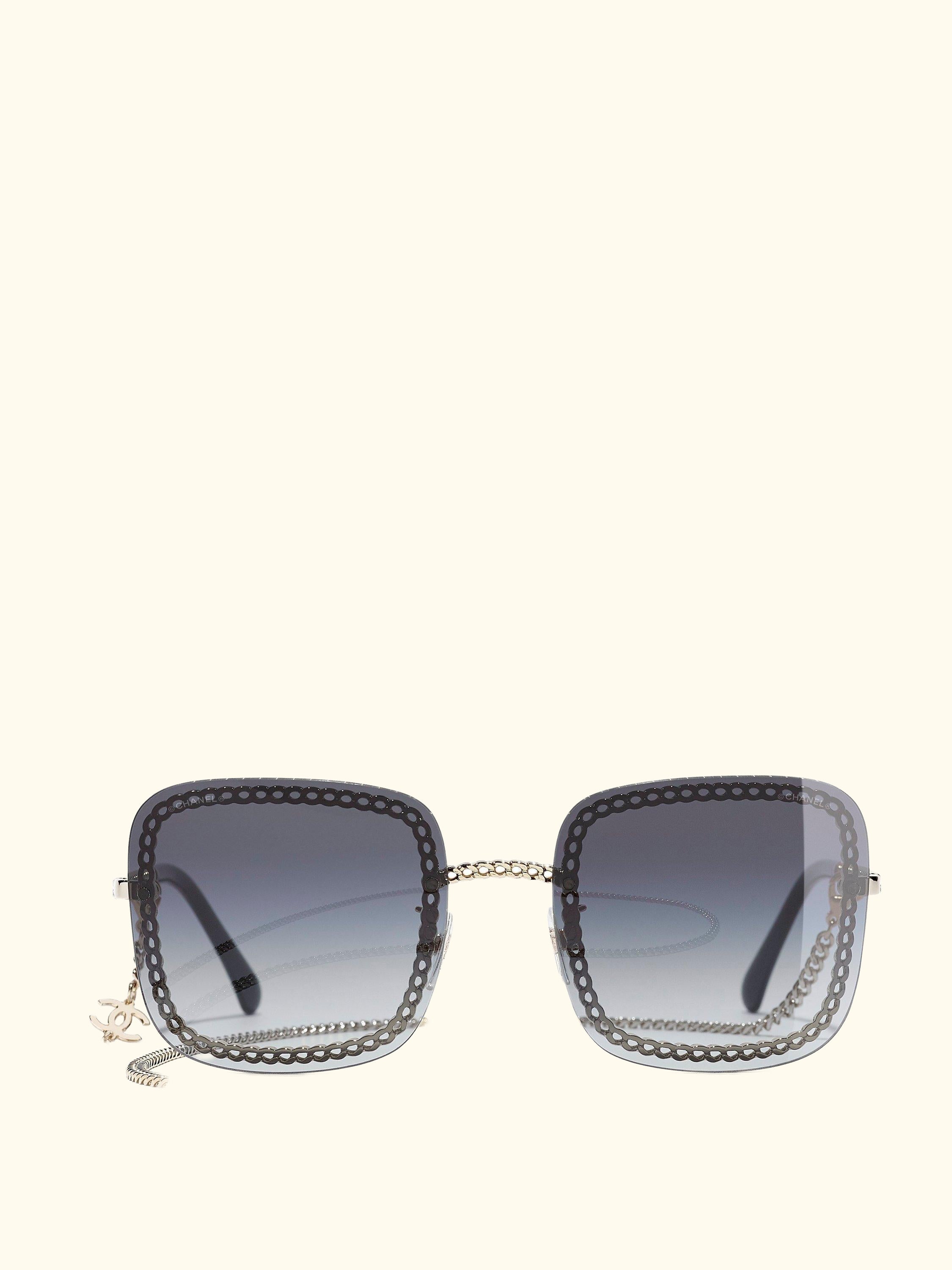 Square Sunglasses CH4244 Gold/Grey