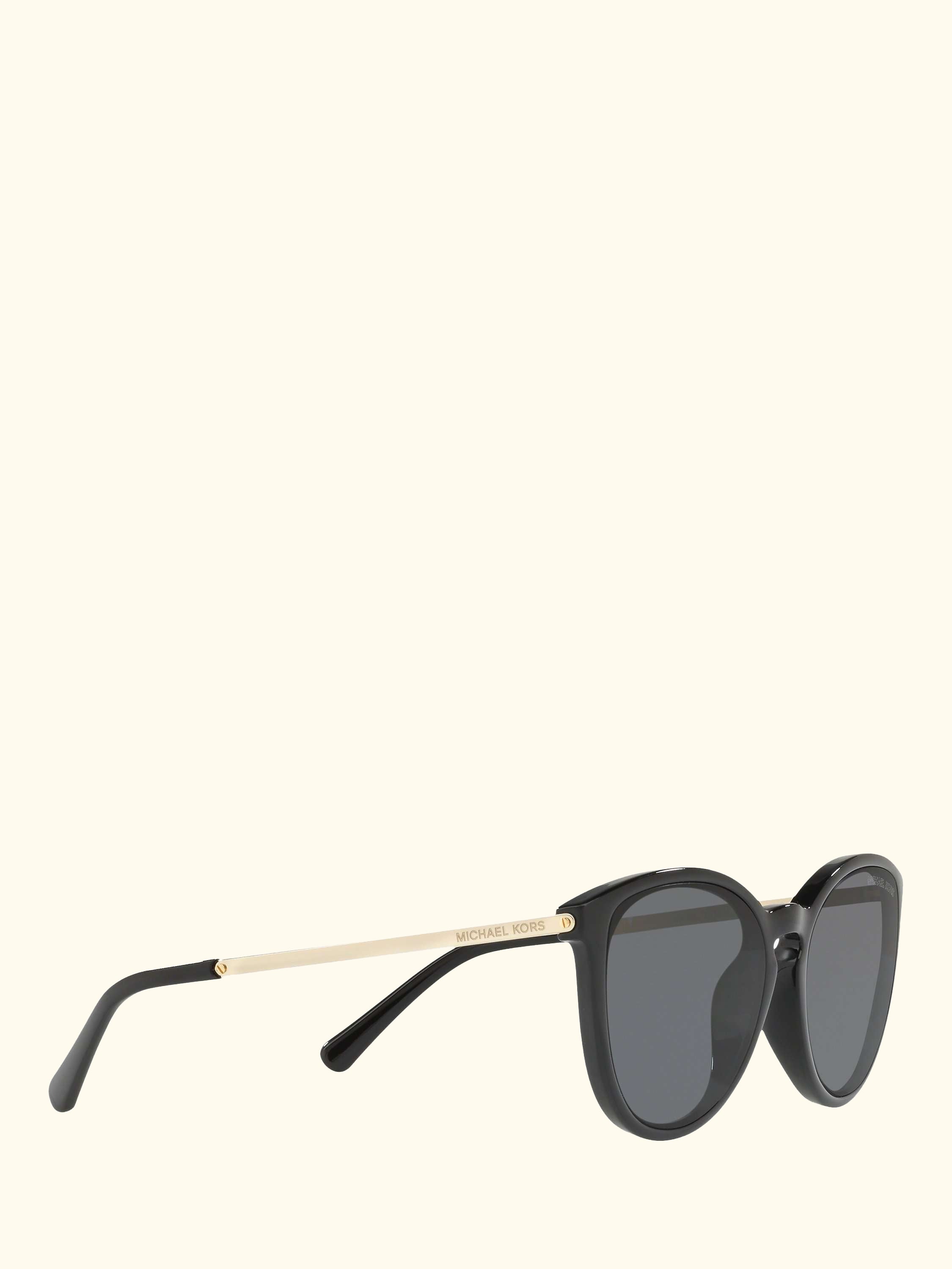 MK2080U Women's Chamonix Polarised Oval Sunglasses, Black/Grey
