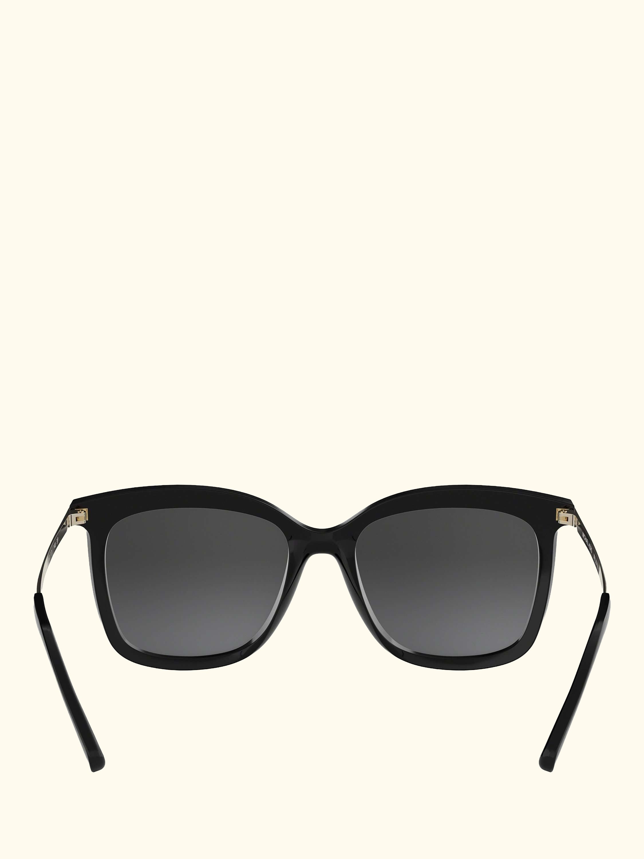 MK2079U Women's Zermatt Polarised Square Sunglasses, Silver/Black