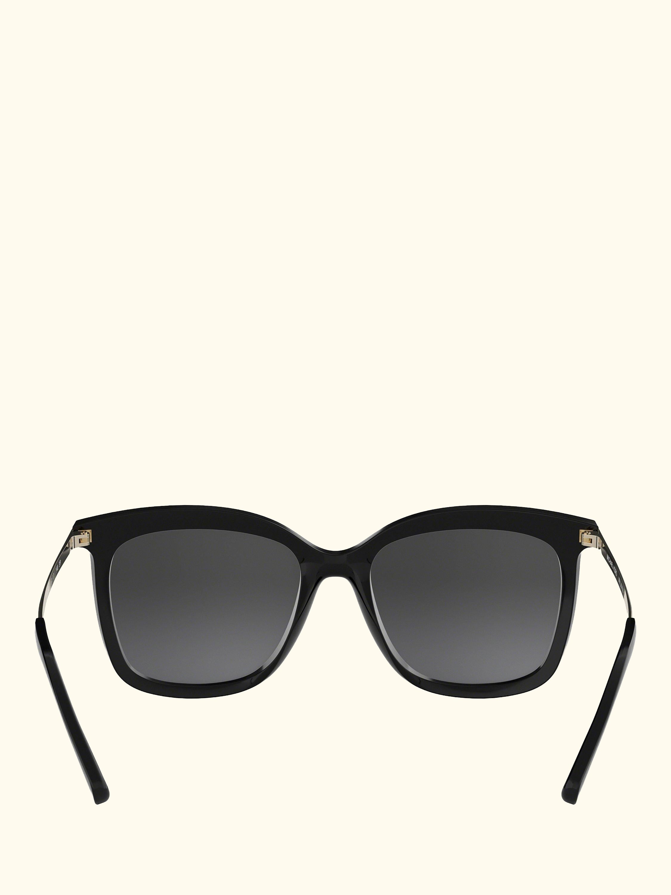 MK2079U Women's Zermatt Polarised Square Sunglasses, Silver/Black