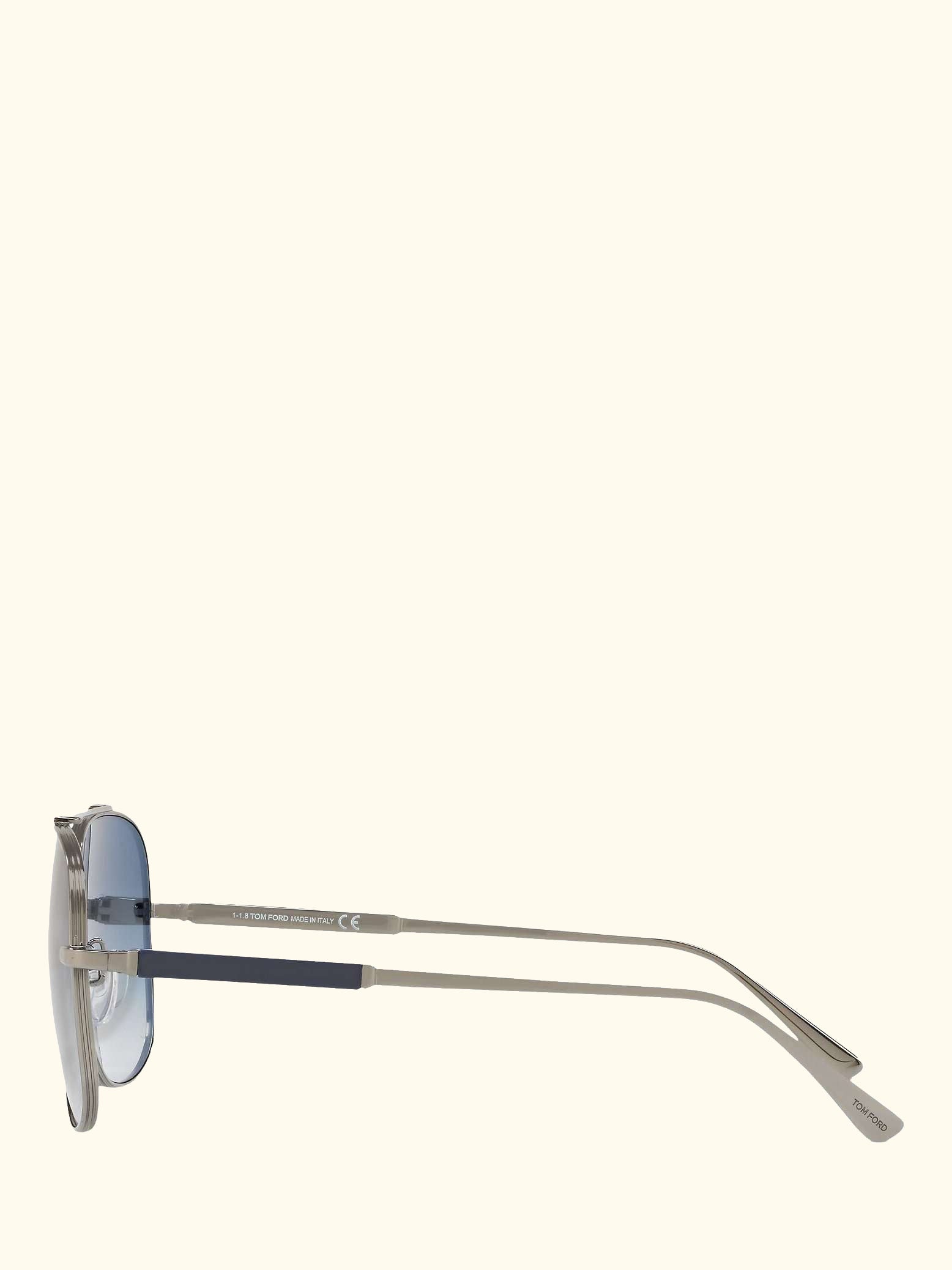 FT0669 Men's Square Sunglasses, Rose Gold/Grey Gradient
