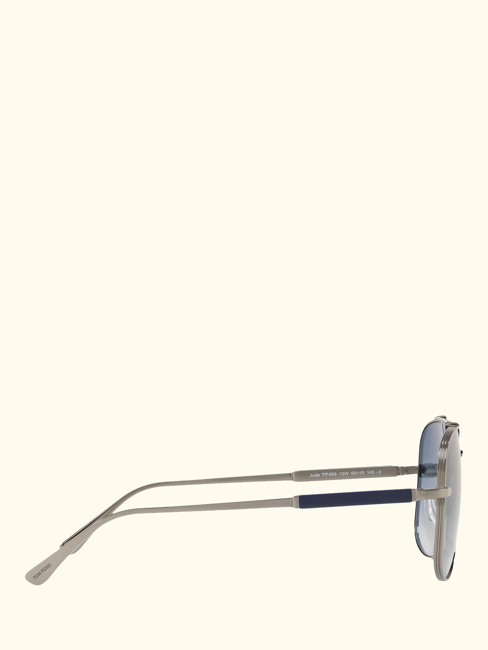 FT0669 Men's Square Sunglasses, Rose Gold/Grey Gradient