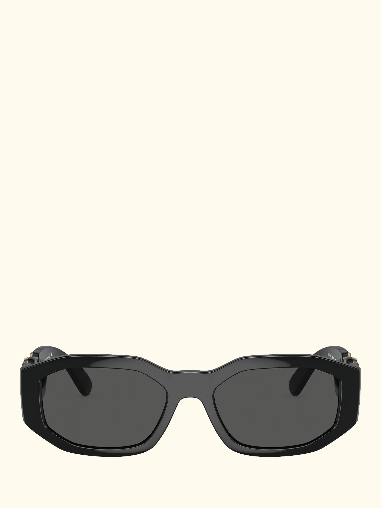 VE4361 Women's Square Sunglasses, Black/Grey