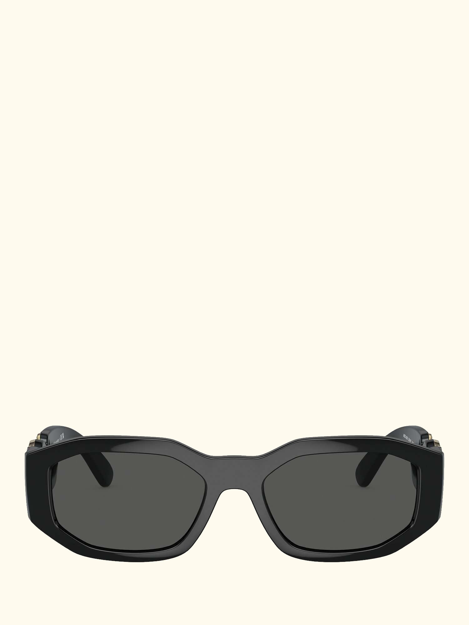 VE4361 Women's Square Sunglasses, Black/Grey