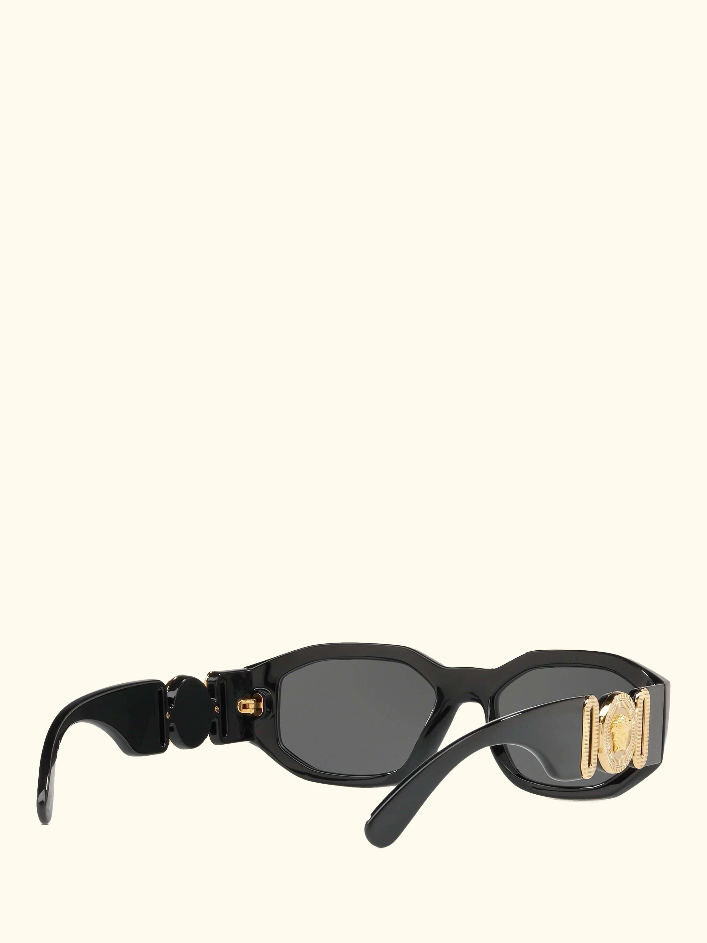 VE4361 Women's Square Sunglasses, Black/Grey