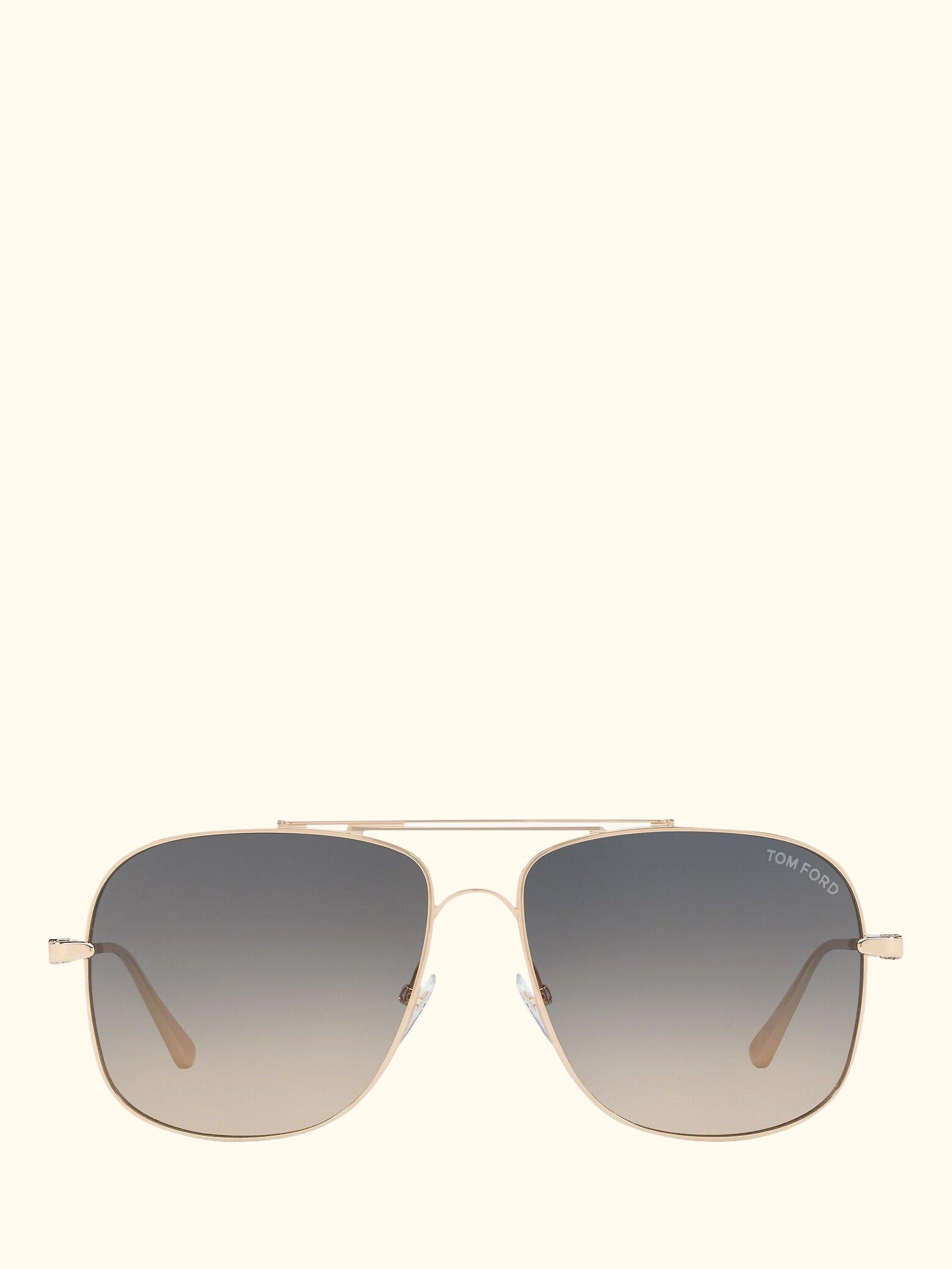 FT0669 Men's Square Sunglasses, Rose Gold/Grey Gradient