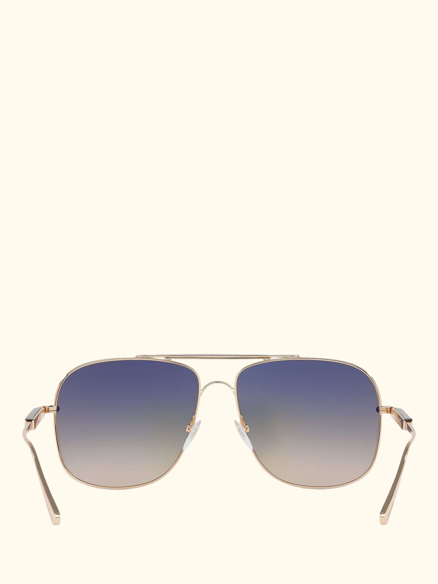 FT0669 Men's Square Sunglasses, Rose Gold/Grey Gradient
