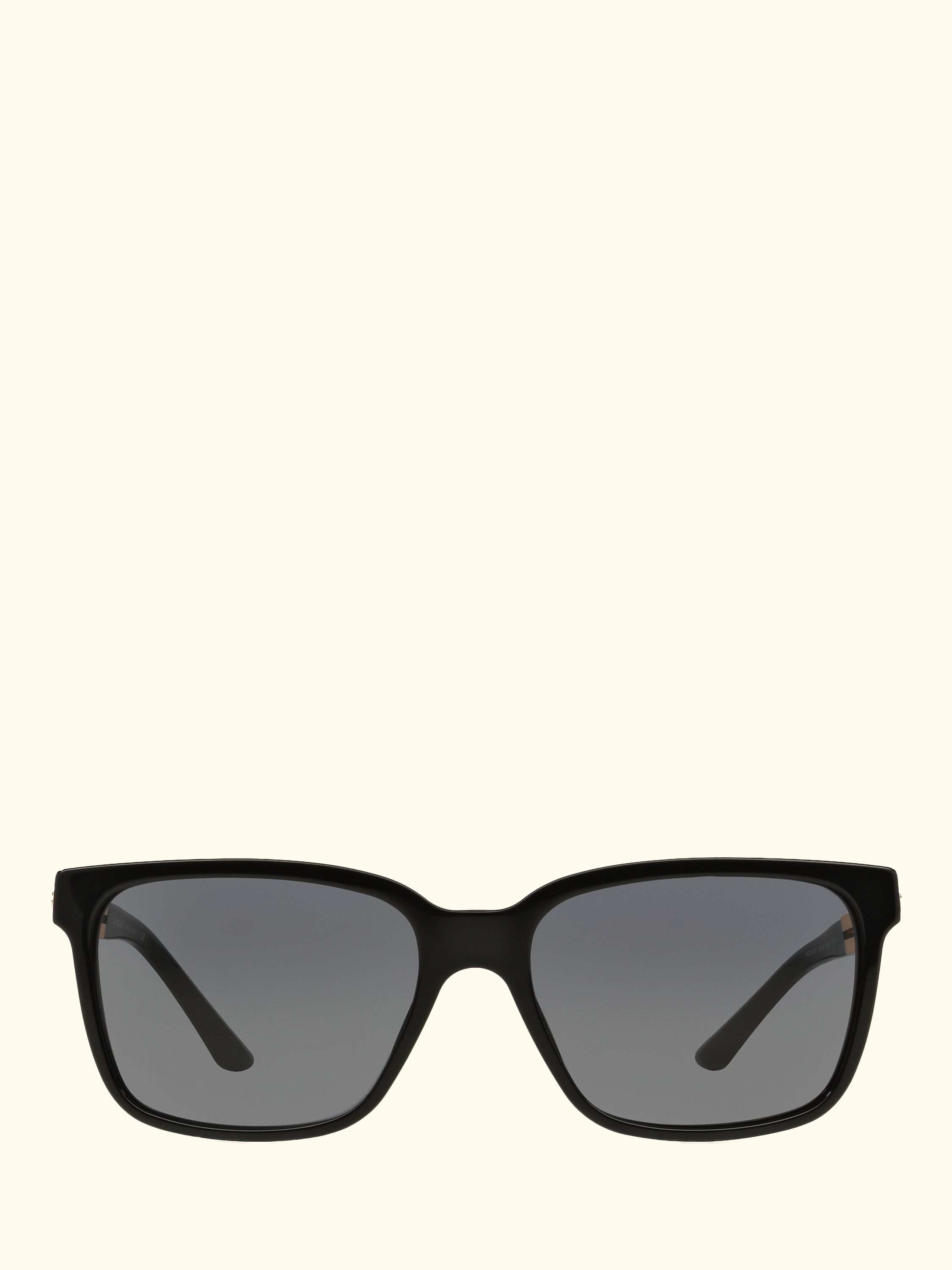 VE4307 Men's Square Sunglasses, Black/Grey