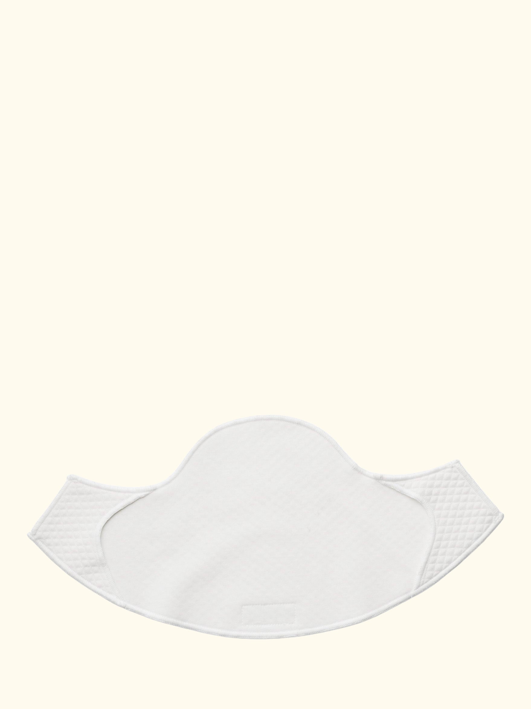 Mini Teething Bibs for Baby Carriers, 2 Pack, White
