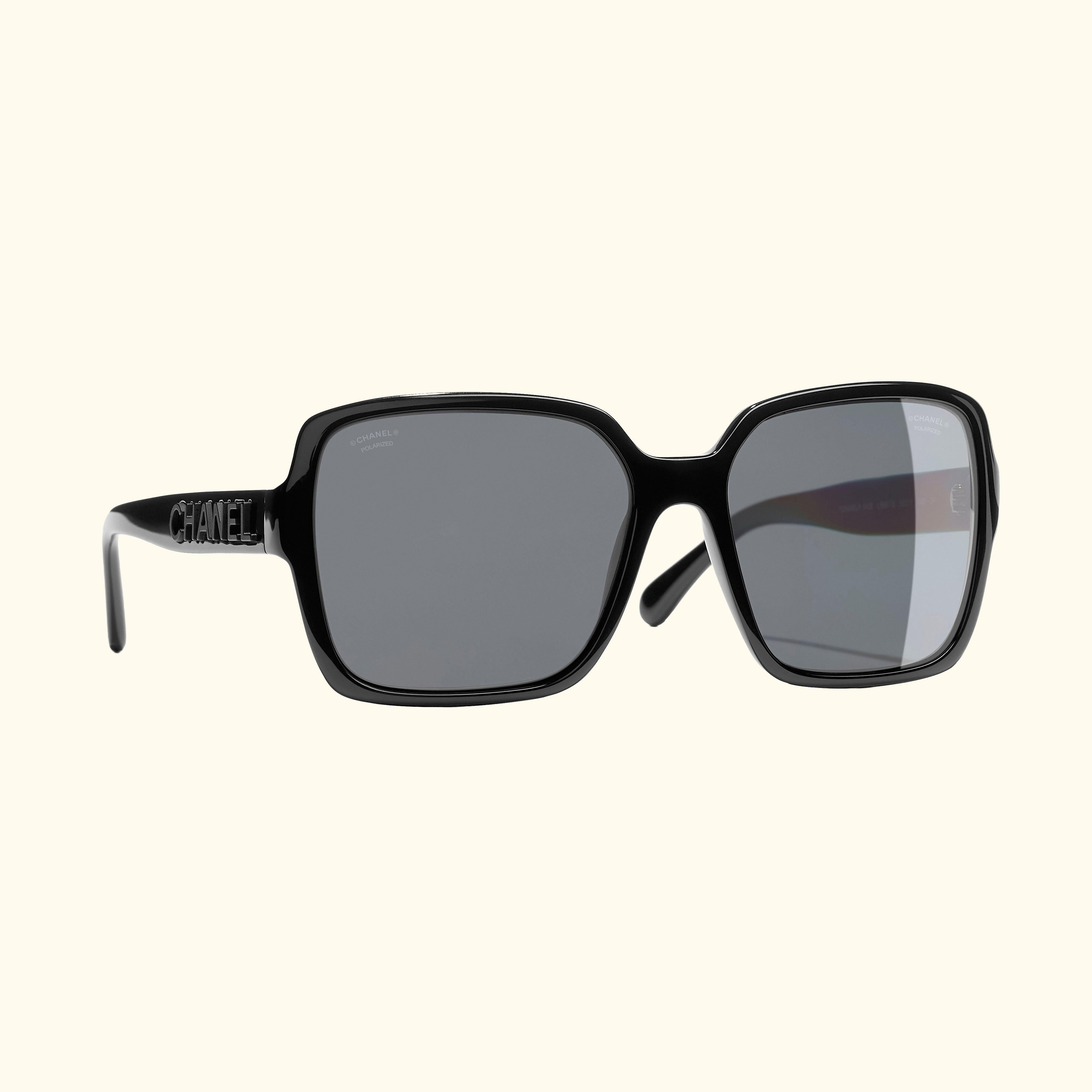 Rectangular Sunglasses CH5408 Black/Grey