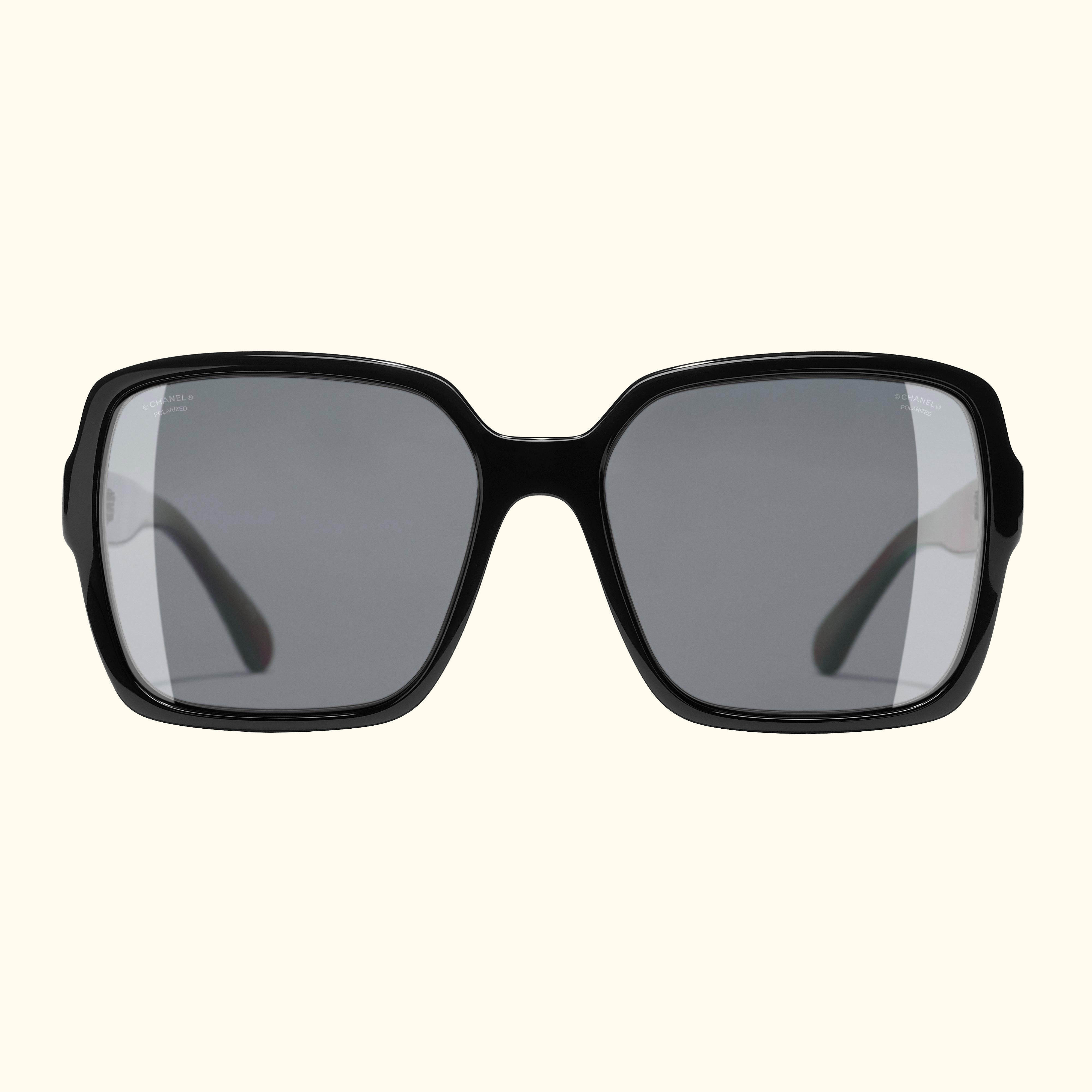 Rectangular Sunglasses CH5408 Black/Grey
