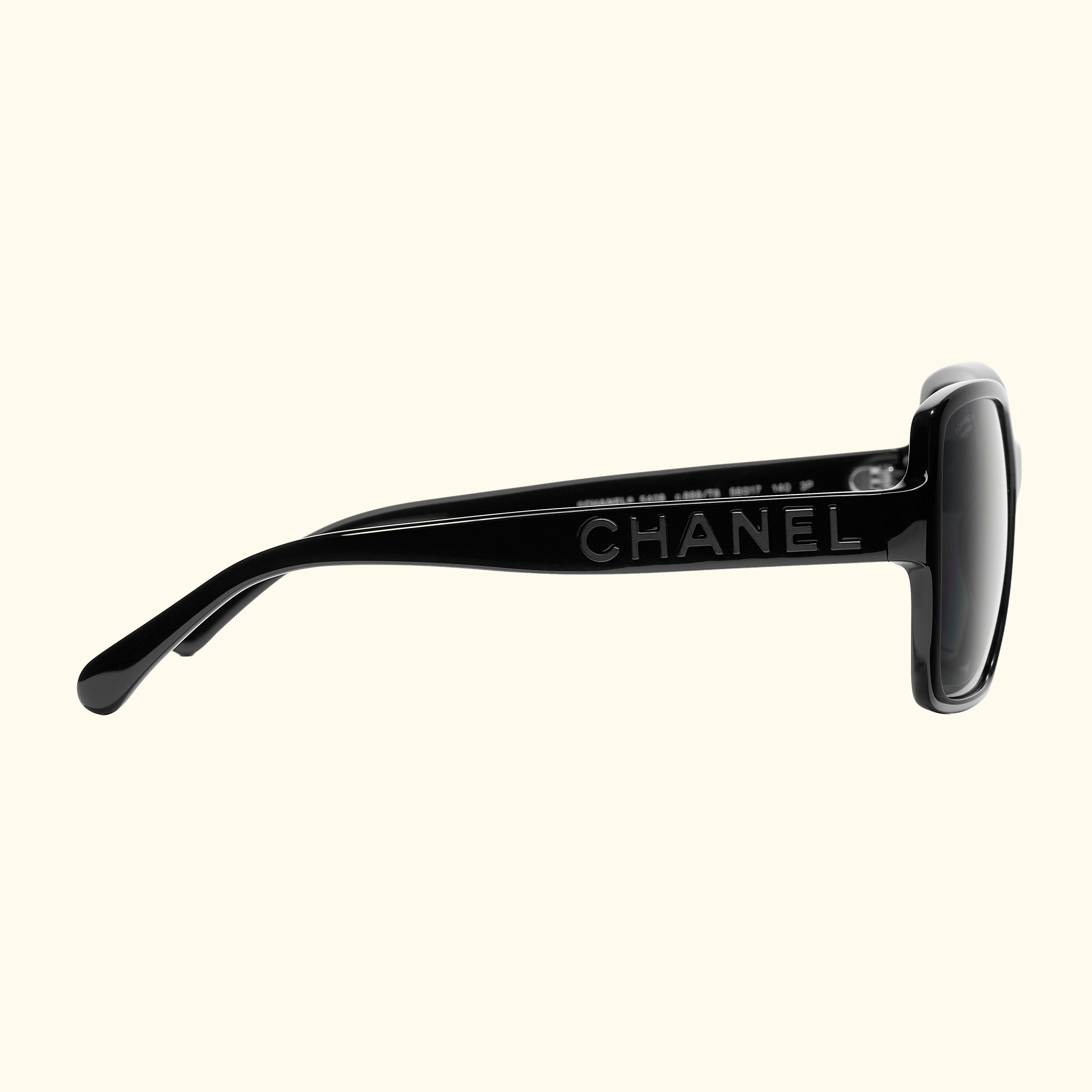 Rectangular Sunglasses CH5408 Black/Grey